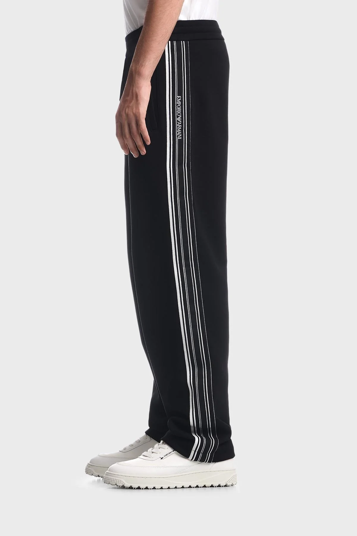 Emporio Armani %100 Pamuk Düz Paça Erkek Pantolon EM006884 AF13713 UC001 Siyah - 4