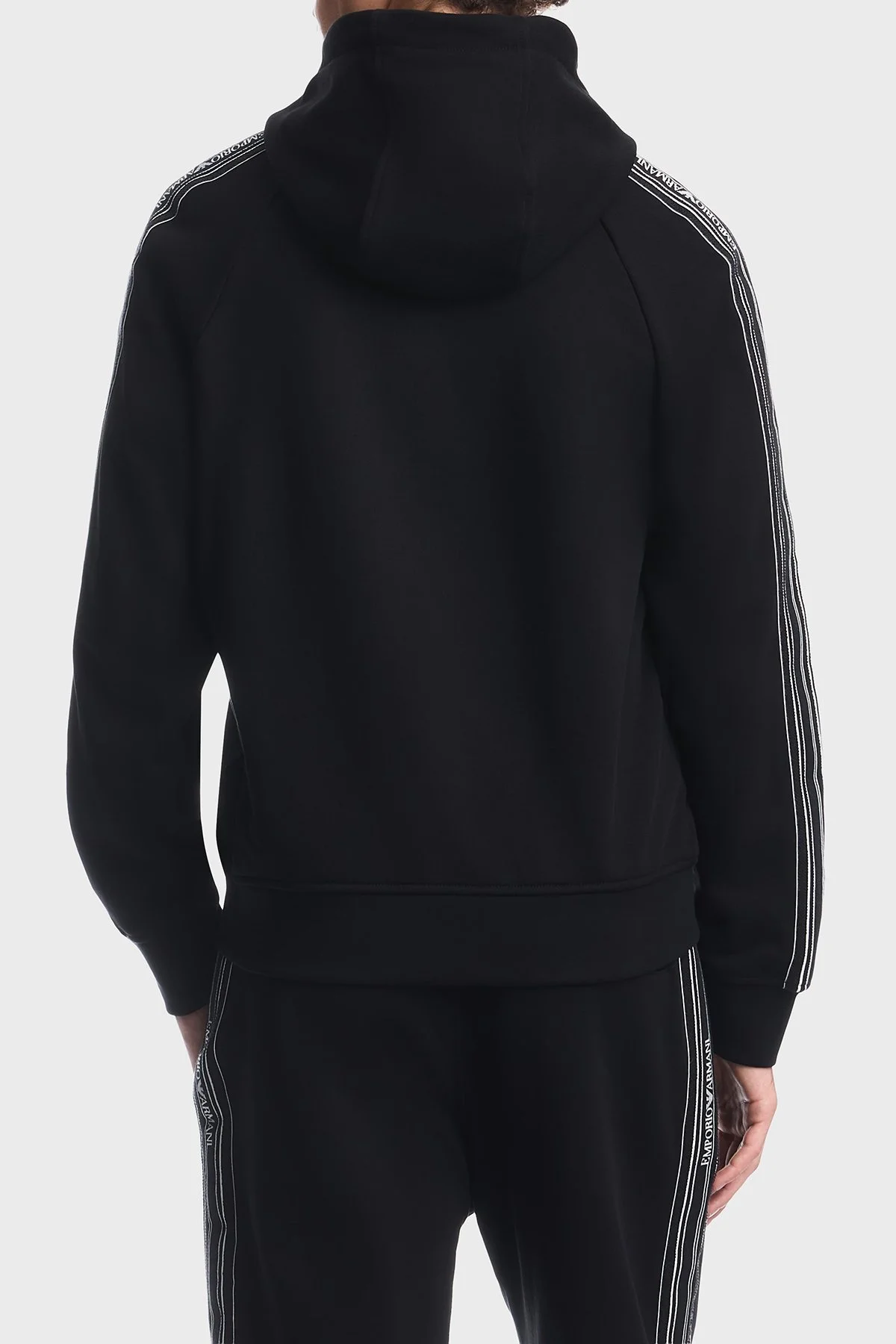 Emporio Armani %100 Pamuk Fermuar Ve Cepli Erkek Sweat EM006849 AF13713 UC001 Siyah - 3