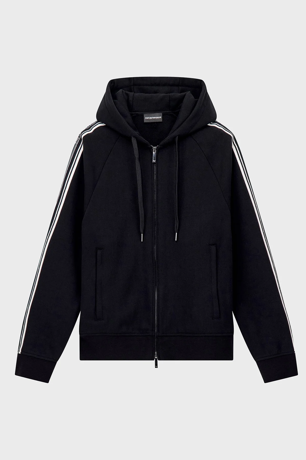 Emporio Armani %100 Pamuk Fermuar Ve Cepli Erkek Sweat EM006849 AF13713 UC001 Siyah - 6