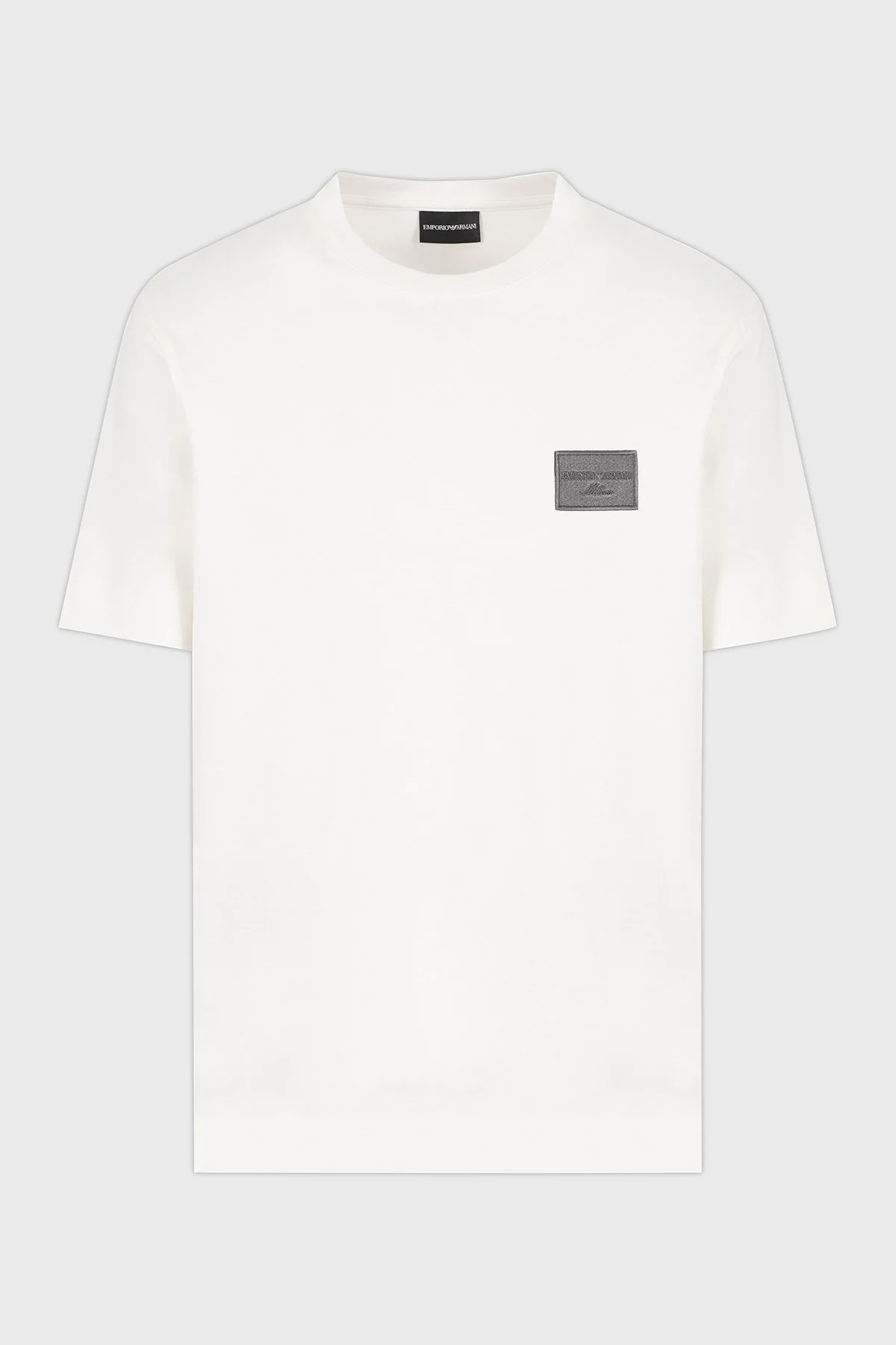 Emporio Armani % 100 Pamuk Regular Fit Bisiklet Yaka Erkek T Shirt EM001018 AF12926 U0003 BEYAZ - 1