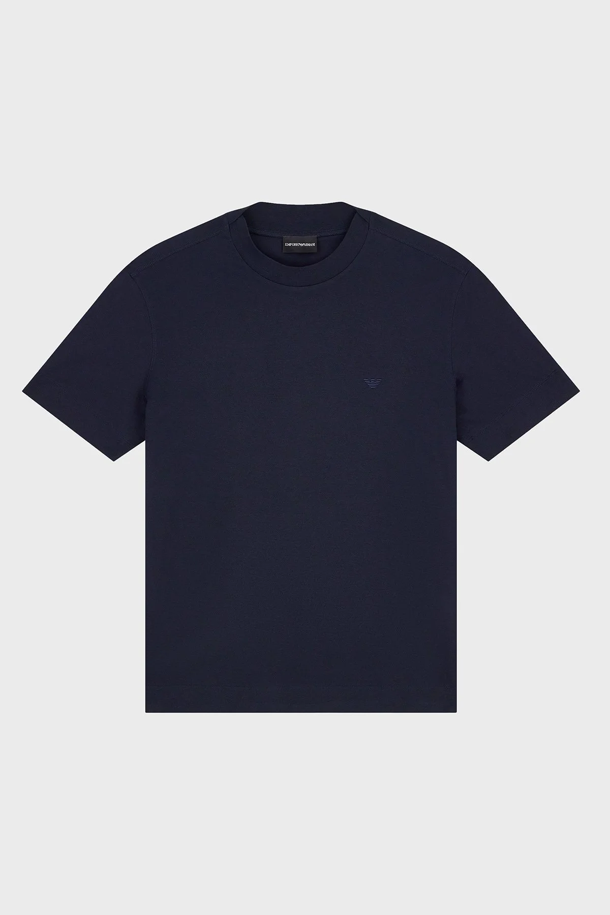 Emporio Armani % 100 Pamuk Regular Fit Bisiklet Yaka Erkek T Shirt EM006779 AF28078 UB118 Lacivert - 6