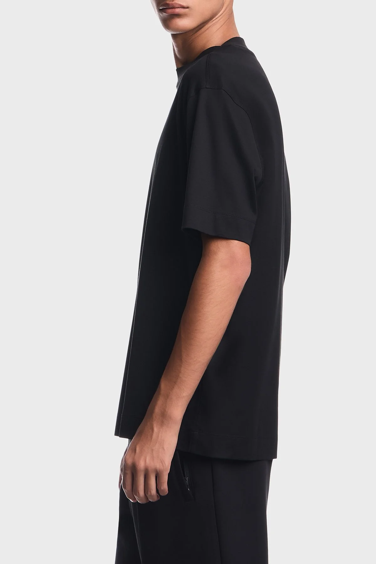 Emporio Armani % 100 Pamuk Regular Fit Bisiklet Yaka Erkek T Shirt EM006779 AF28078 UC001 Siyah - 4