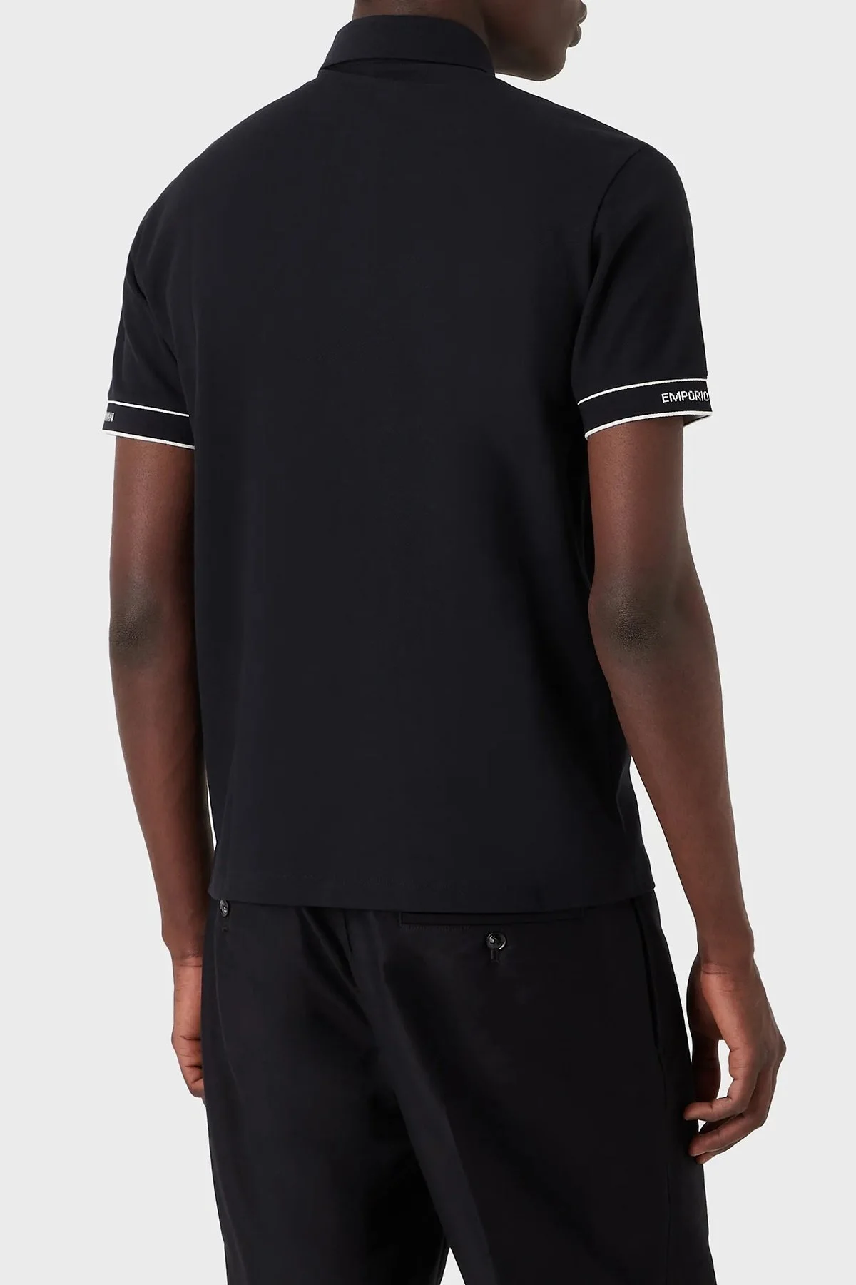 Emporio Armani % 100 Pamuk Regular Fit Düğmeli Erkek Polo T Shirt 3R1F67 1JCYZ 09K1 LACİVERT - 3