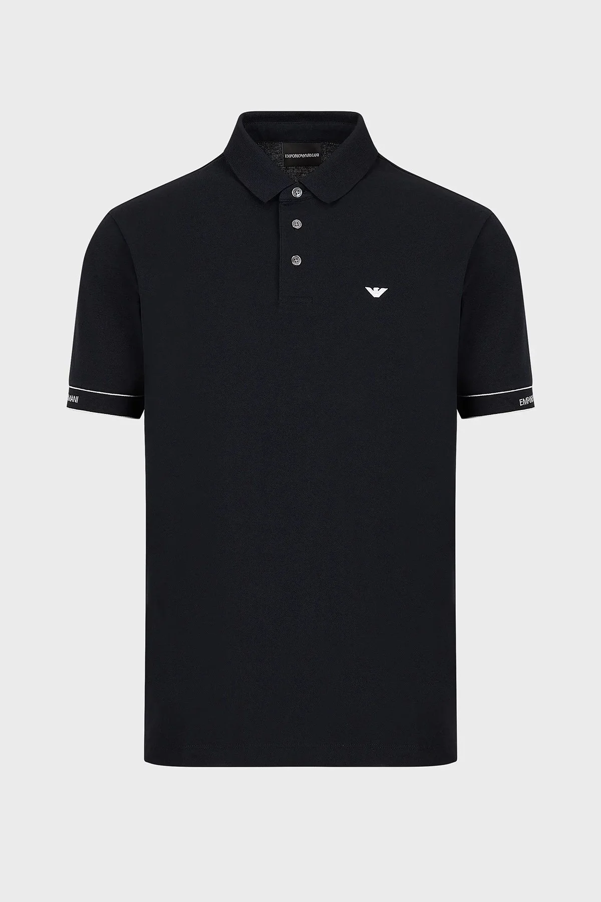 Emporio Armani % 100 Pamuk Regular Fit Düğmeli Erkek Polo T Shirt 3R1F67 1JCYZ 09K1 LACİVERT - 4