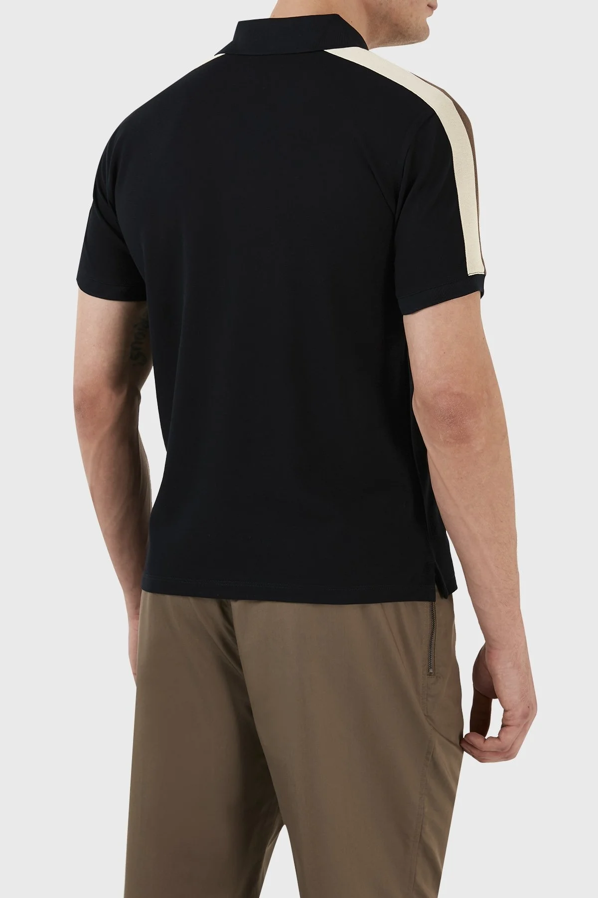 Emporio Armani Yaka T Shirt Erkek Polo 3R1F72 1JTKZ 0920 LACİVERT - 4