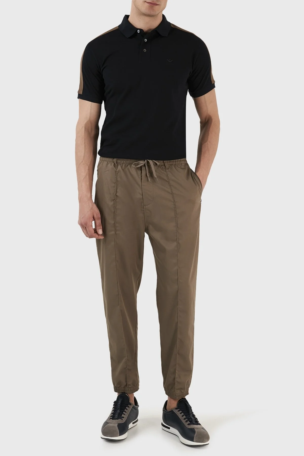 Emporio Armani Yaka T Shirt Erkek Polo 3R1F72 1JTKZ 0920 LACİVERT - 5