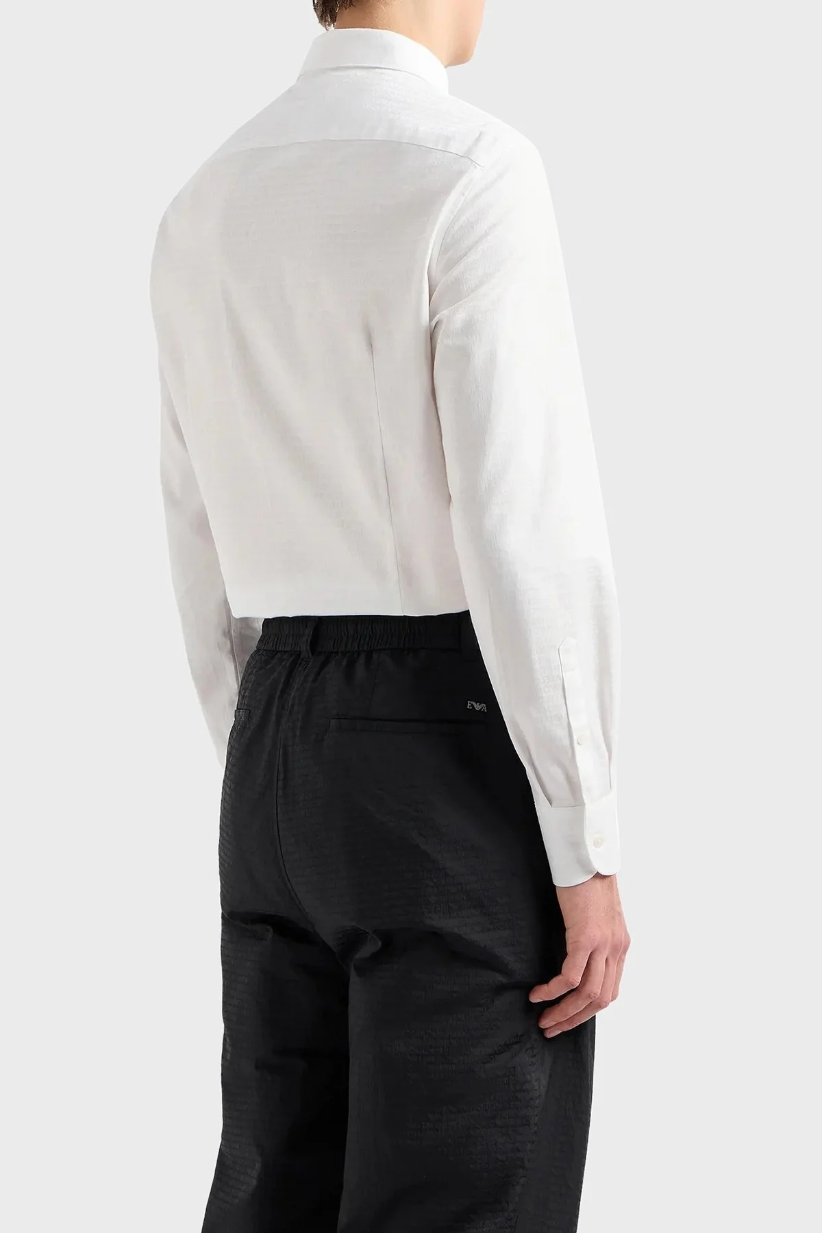 Emporio Armani % 100 Pamuk Regular Fit Erkek Gömlek 6D1C86 1NIUZ F119 BEYAZ - 3