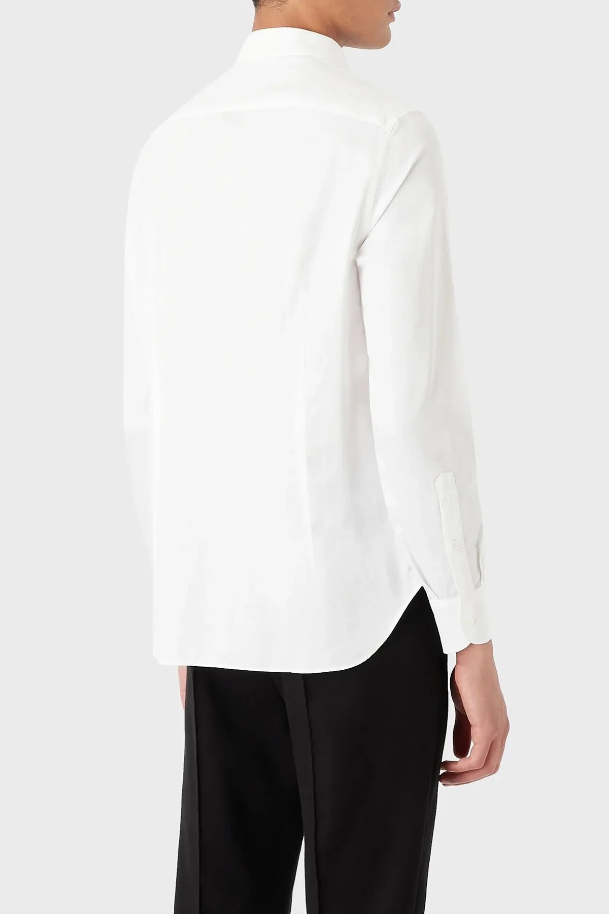Emporio Armani % 100 Pamuk Regular Fit Erkek Gömlek 6L1C86 1N8JZ F117 BEYAZ - 3