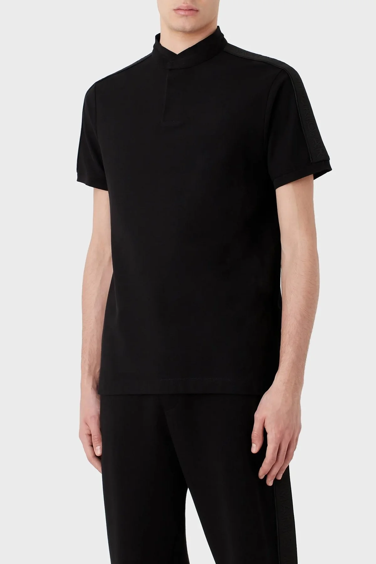 Emporio Armani % 100 Pamuk Regular Fit Erkek Polo T Shirt 3R1FG2 1JCYZ 0999 SİYAH - 1