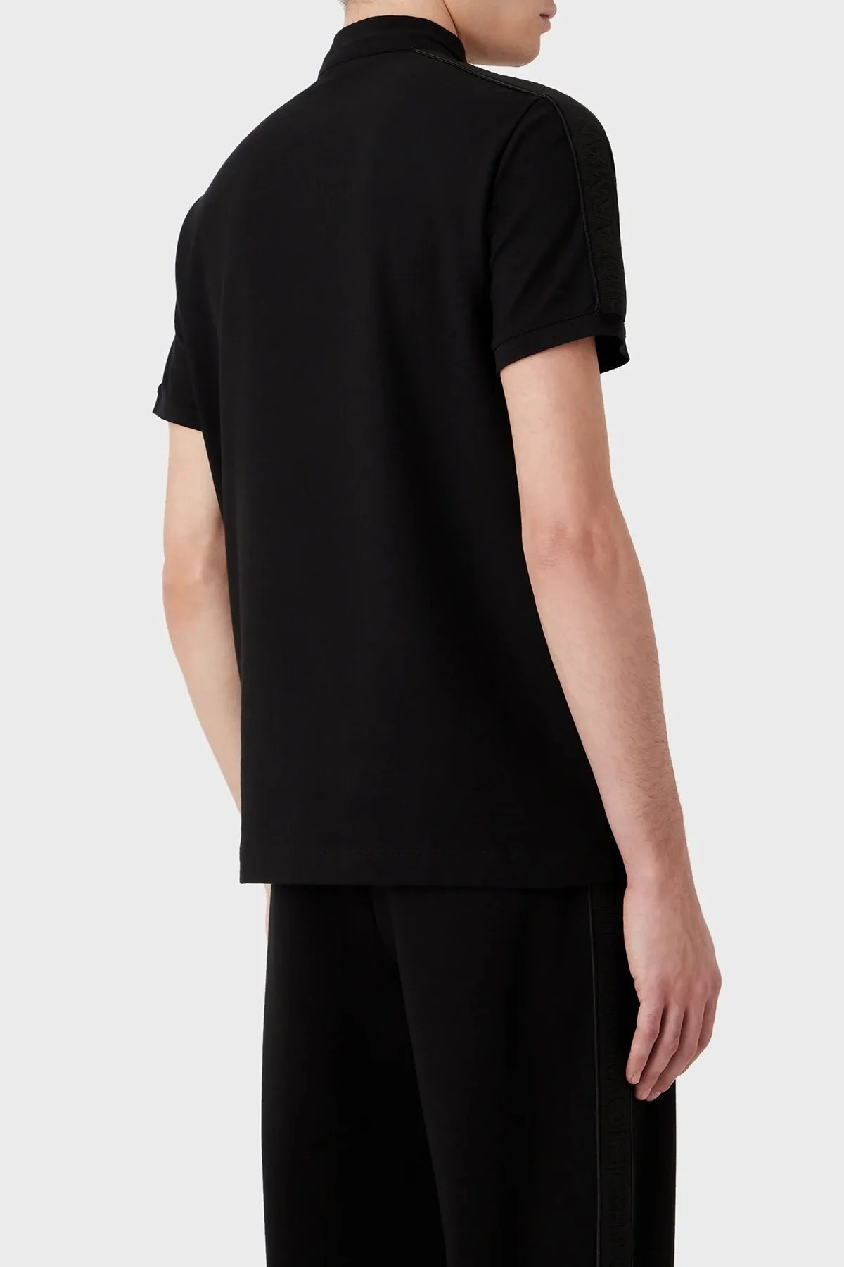 Emporio Armani % 100 Pamuk Regular Fit Erkek Polo T Shirt 3R1FG2 1JCYZ 0999 SİYAH - 2