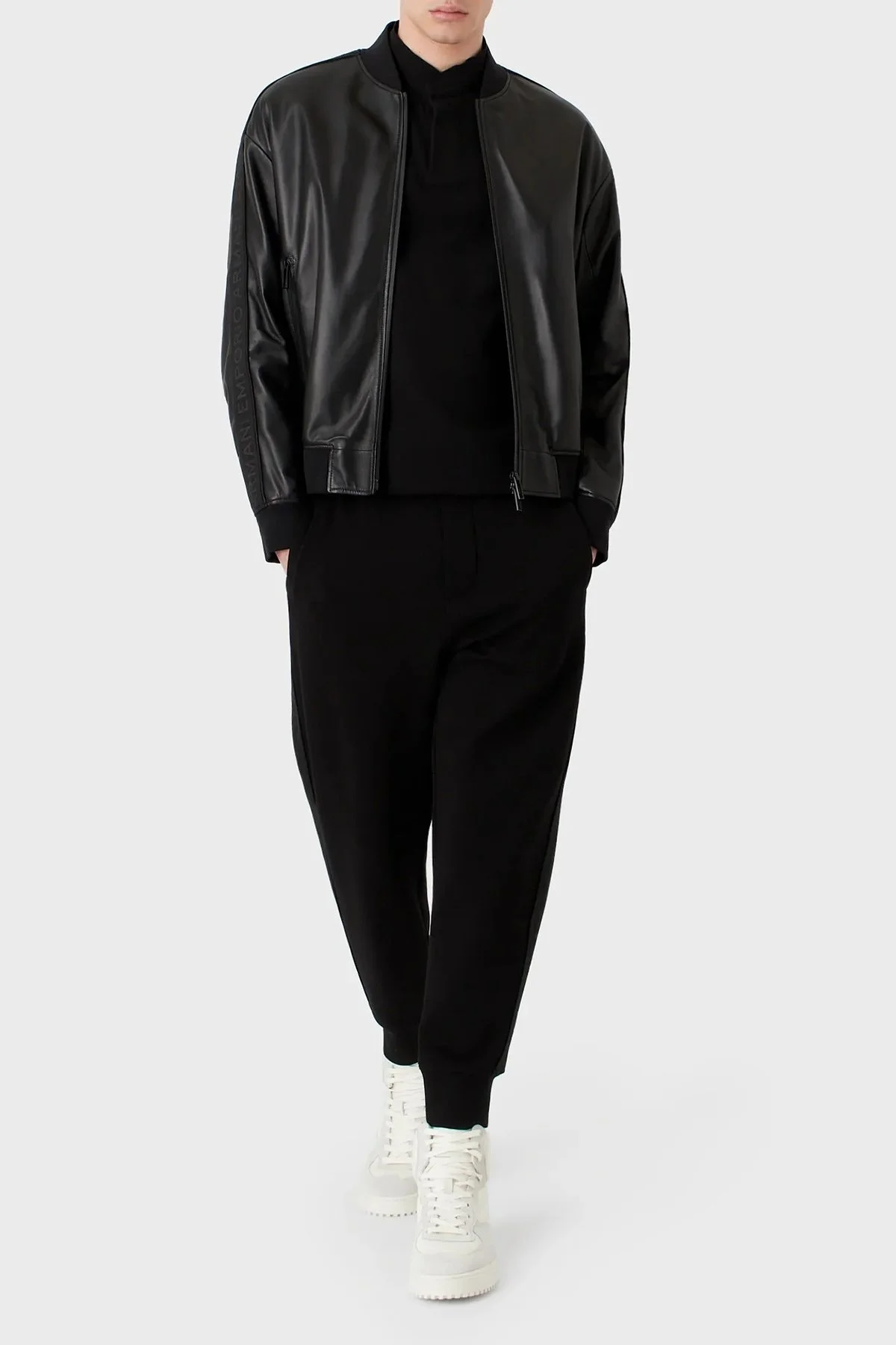 Emporio Armani % 100 Pamuk Regular Fit Erkek Polo T Shirt 3R1FG2 1JCYZ 0999 SİYAH - 3