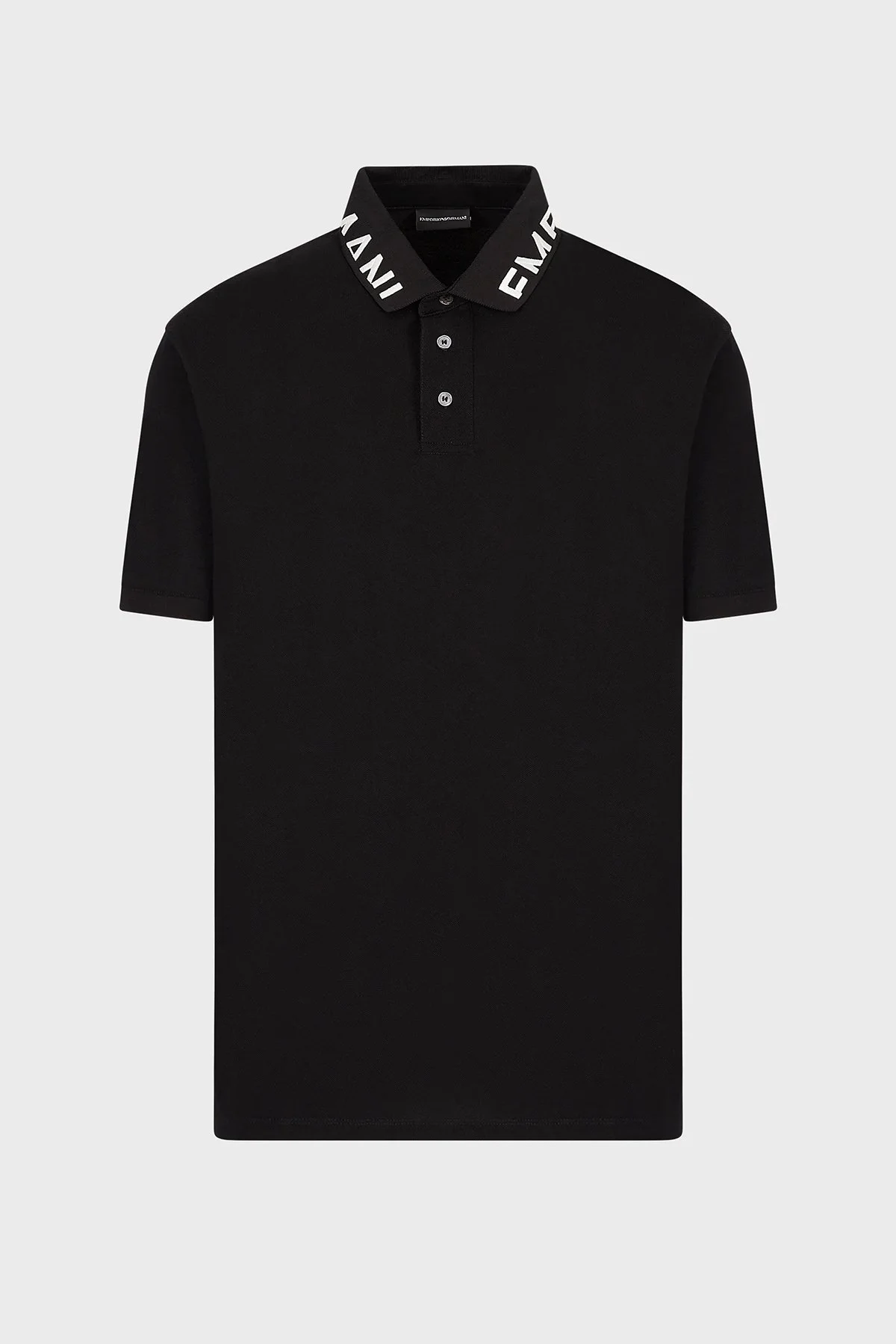 Emporio Armani % 100 Pamuk Regular Fit Erkek Polo T Shirt 3R1FG4 1JTKZ 0078 SİYAH - 4