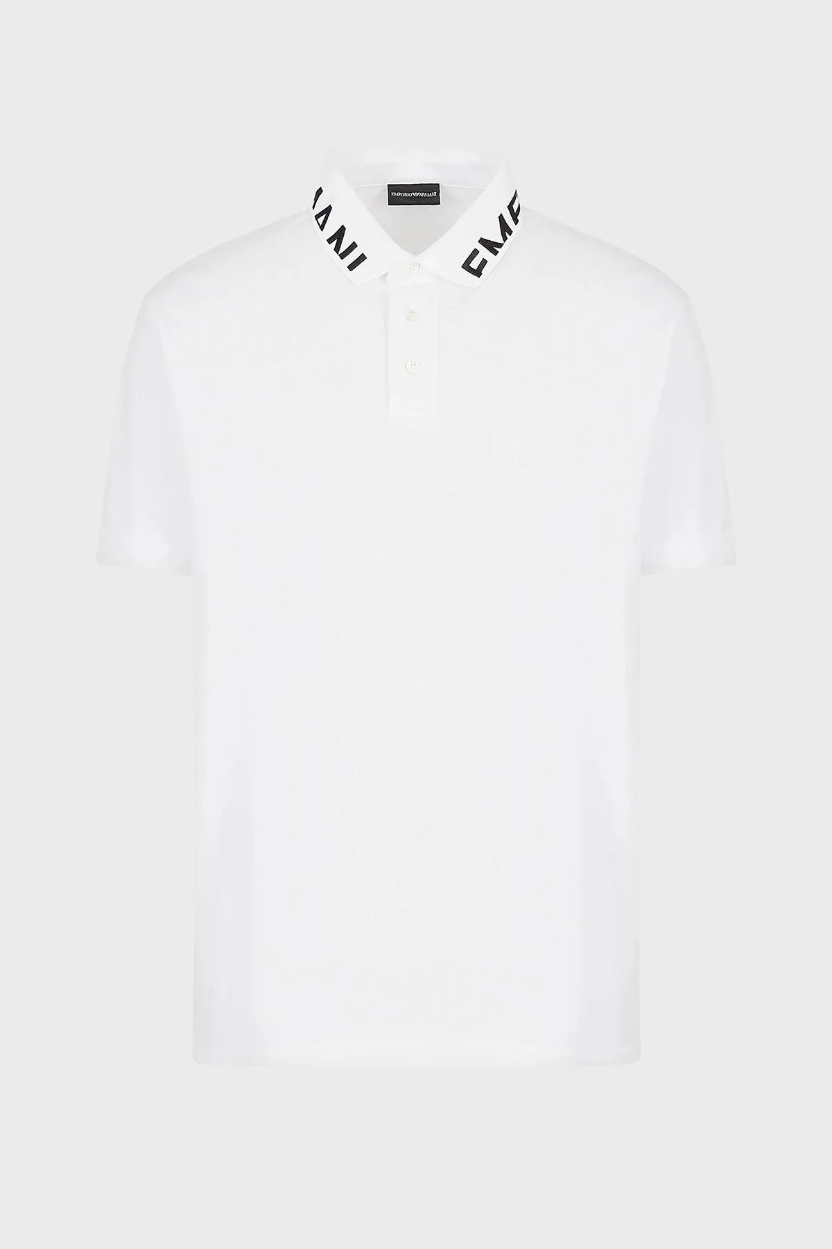 Emporio Armani % 100 Pamuk Regular Fit Erkek Polo T Shirt 3R1FG4 1JTKZ 0184 BEYAZ - 5