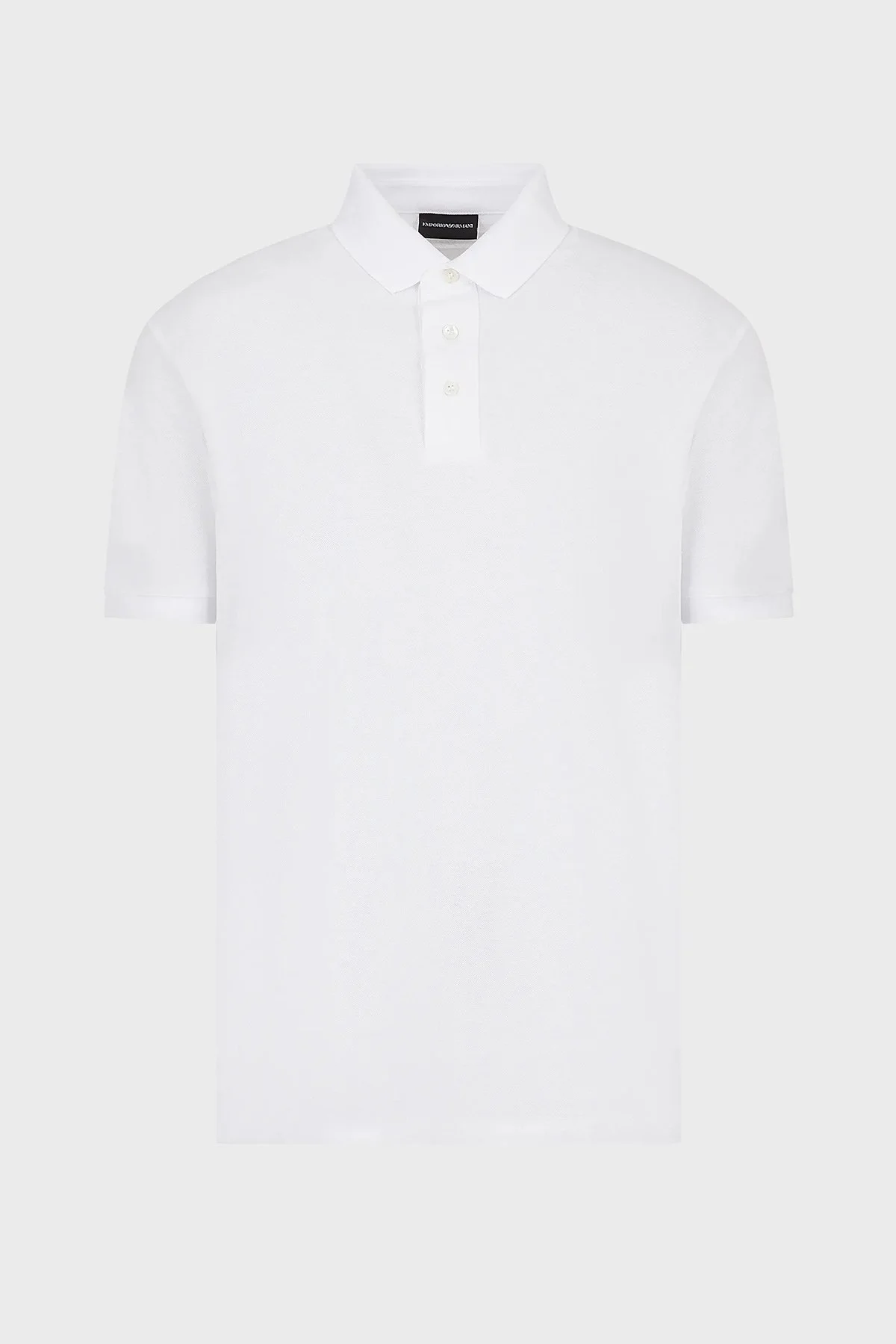 Emporio Armani % 100 Pamuk Regular Fit Erkek Polo T Shirt 3R1FG4 1JTKZ 0185 BEYAZ - 4