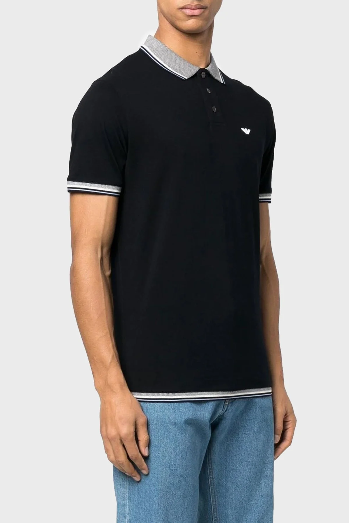 Emporio Armani Erkek T Shirt 3R1FC0 1JTKZ 0999 SİYAH - 1