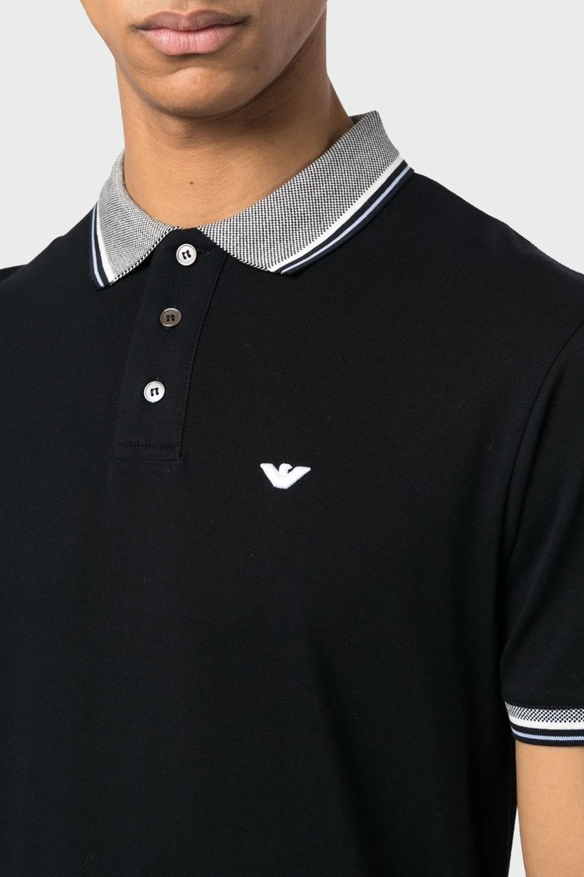 Emporio Armani Erkek T Shirt 3R1FC0 1JTKZ 0999 SİYAH - 4