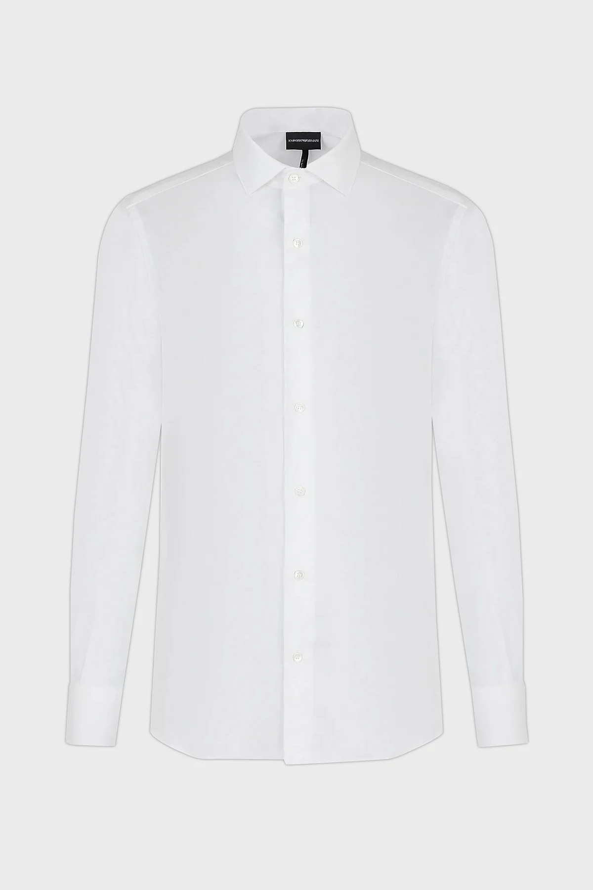 Emporio Armani % 100 Pamuk Slim Fit Erkek Gömlek 6L1C86 1NT9Z F115 BEYAZ - 4