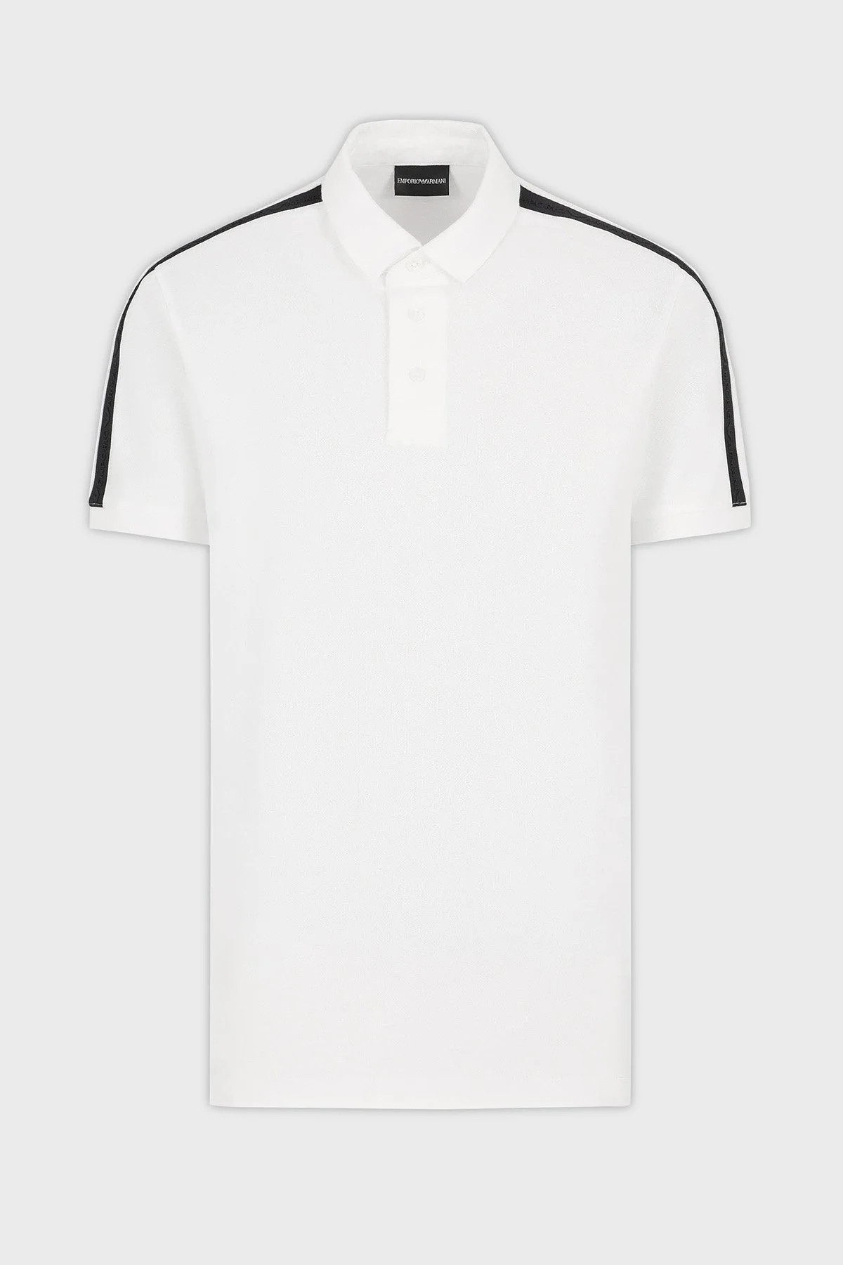 Emporio Armani % 100 Pamuk Slim Fit Erkek Polo Yaka T Shirt 6D1F81 1JCYZ 0101 BEYAZ - 4