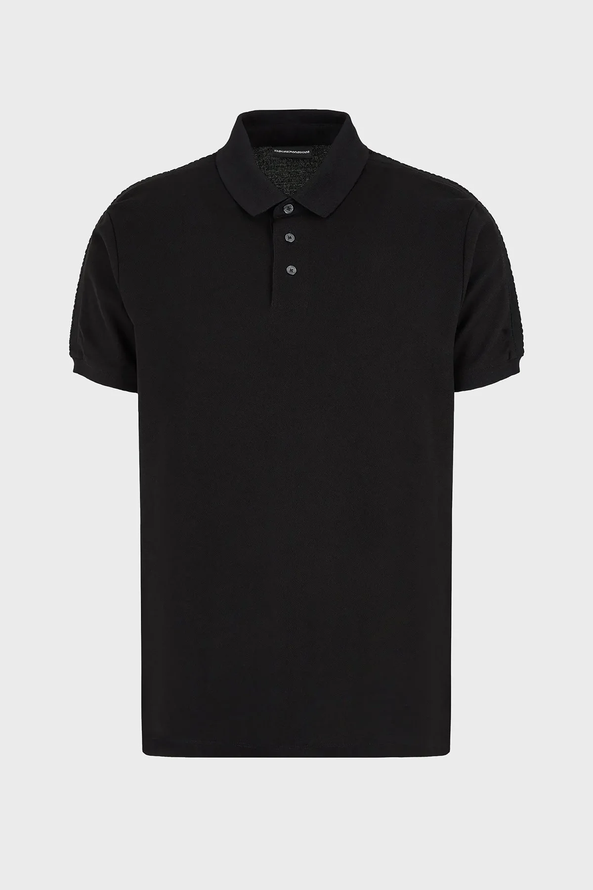 Emporio Armani % 100 Pamuk Slim Fit Erkek Polo Yaka T Shirt 6D1F81 1JCYZ 0999 SİYAH - 10