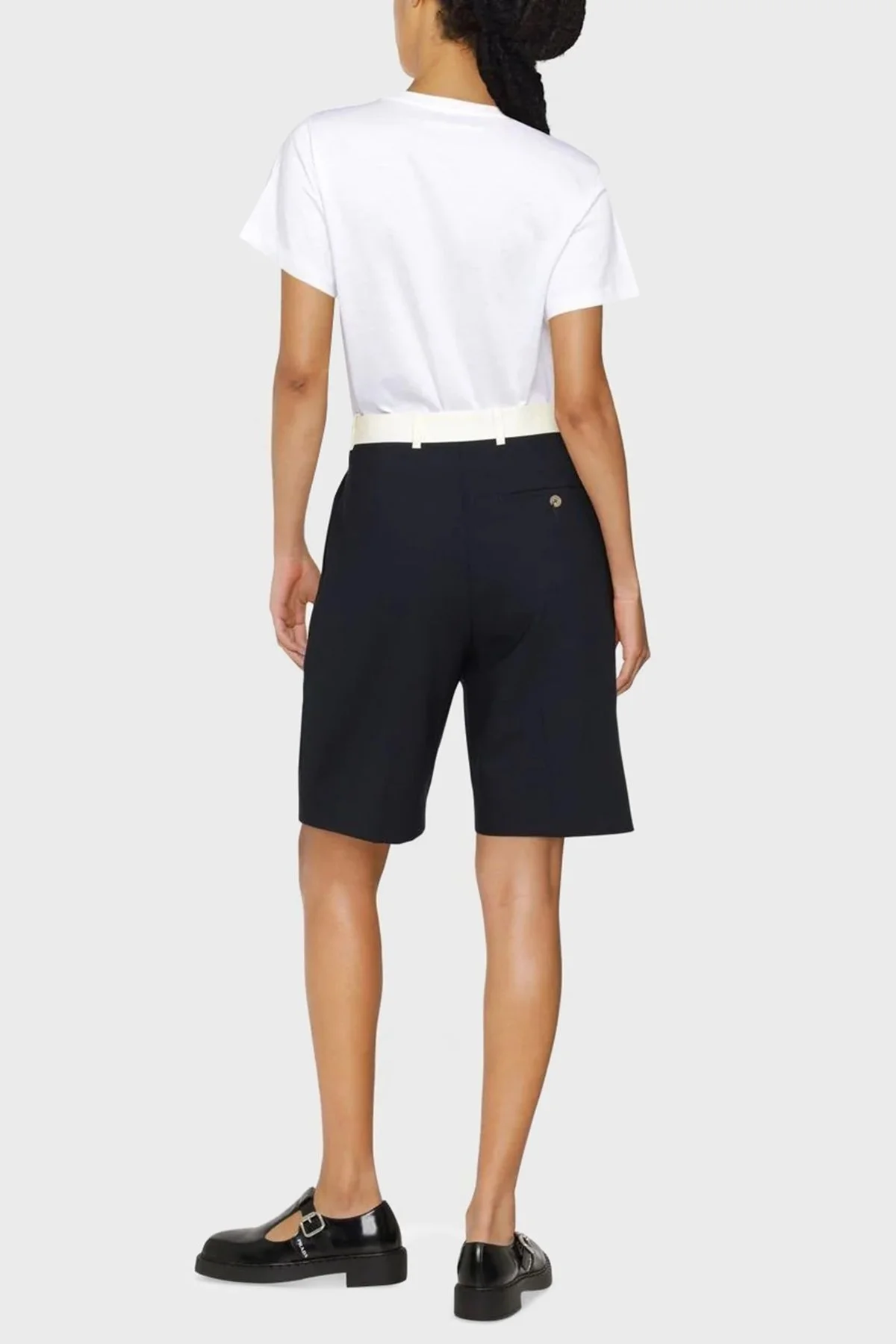 Emporio Armani % 100 Pamuklu Baskılı Regular Fit Bisiklet Yaka Bayan T Shirt 6L2T7L 2J95Z 0100 BEYAZ - 3