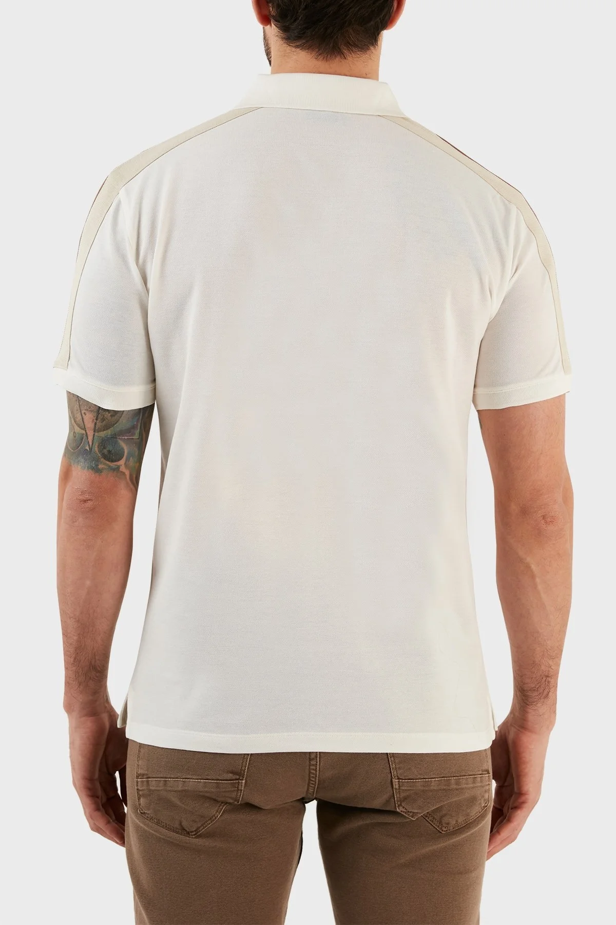 Emporio Armani Erkek T Shirt 3R1F72 1JTKZ 0101 BEYAZ - 5