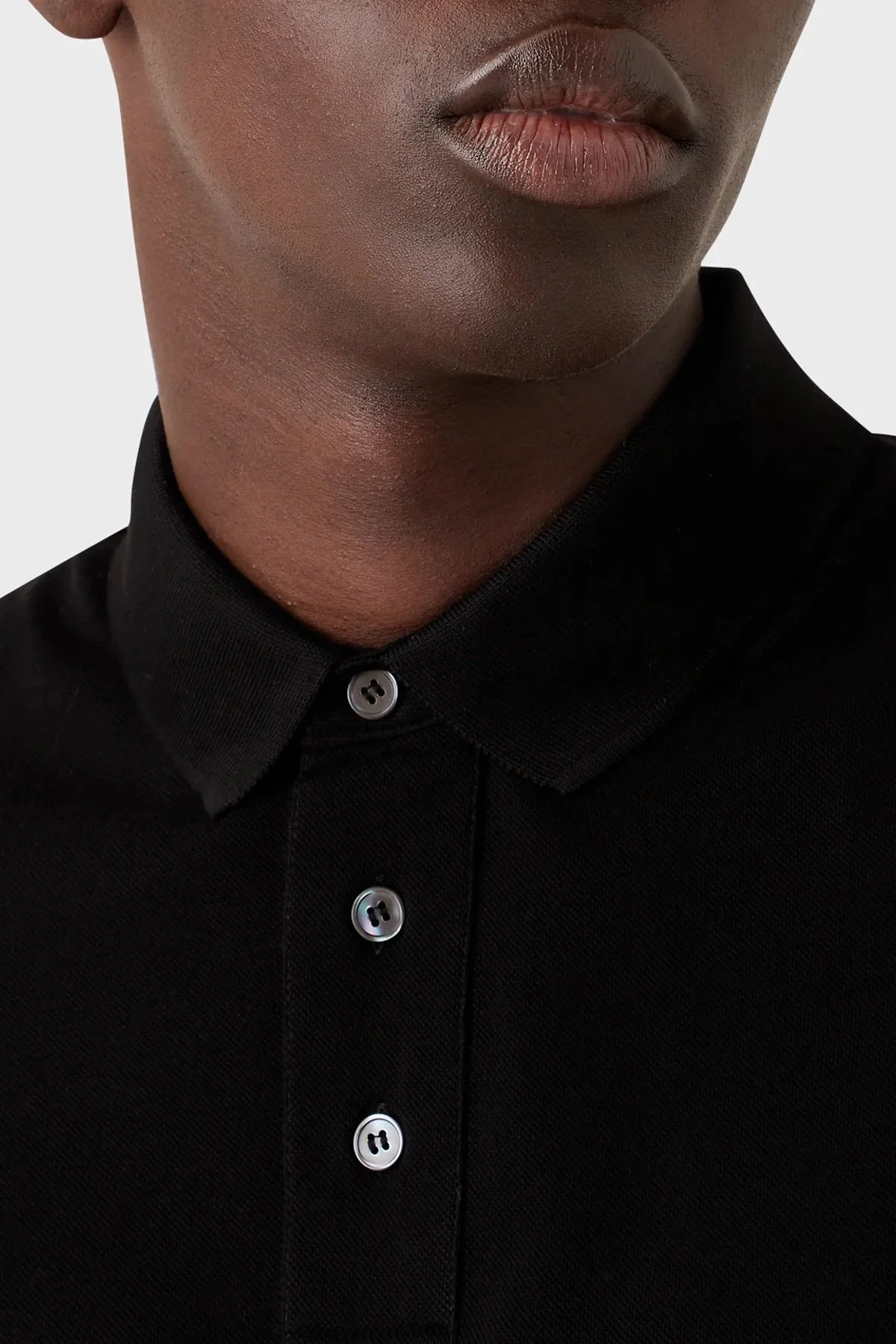 Emporio Armani % 100 Pamuklu Regular Fit Erkek Polo T Shirt 3R1FG4 1JTKZ 0079 SİYAH - 3