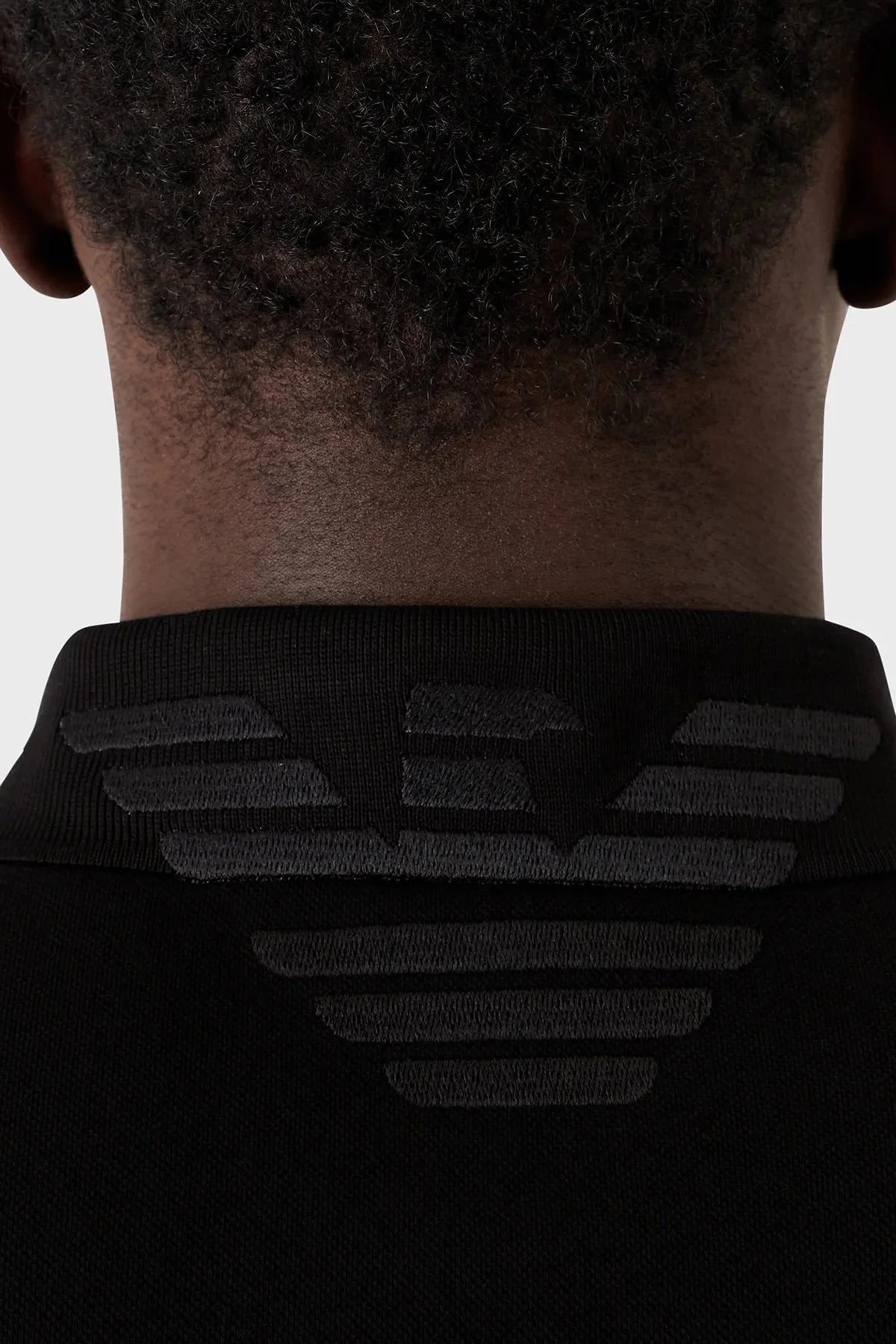 Emporio Armani % 100 Pamuklu Regular Fit Erkek Polo T Shirt 3R1FG4 1JTKZ 0079 SİYAH - 4