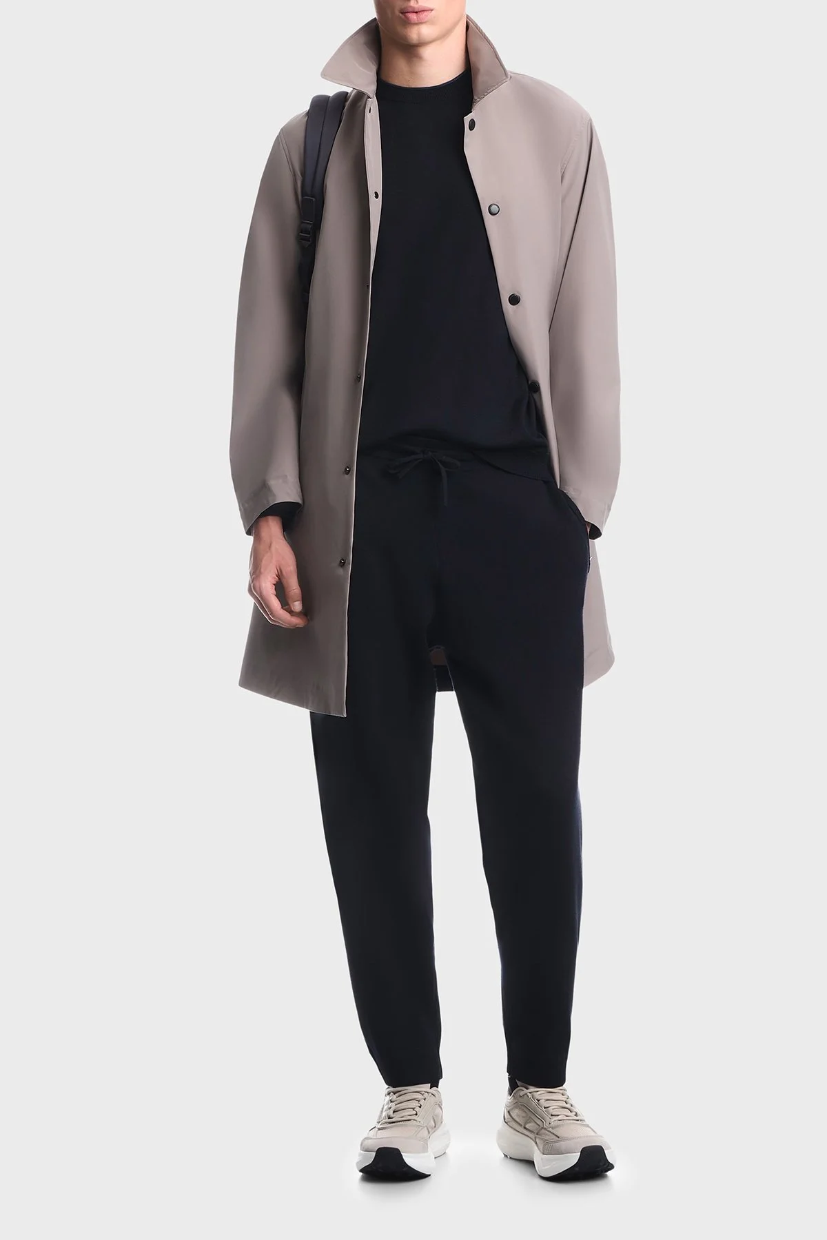 Emporio Armani % 100 Yün Regular Fit Bisiklet Yaka Erkek Kazak EM006225 AF27805 UB118 Lacivert - 2