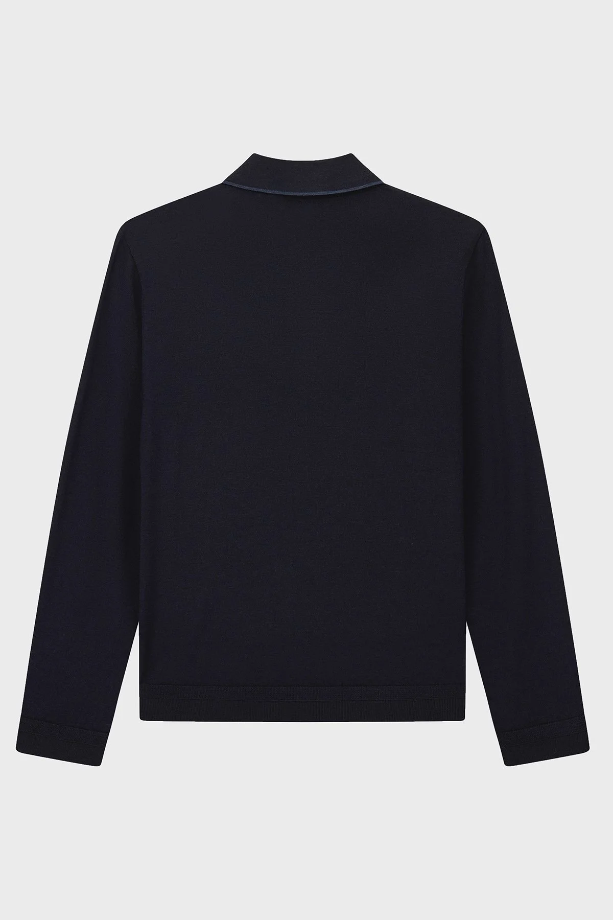 Emporio Armani % 100 Yün Yarım Fermuarlı Erkek Polo EM006224 AF27805 UB118 Lacivert - 7