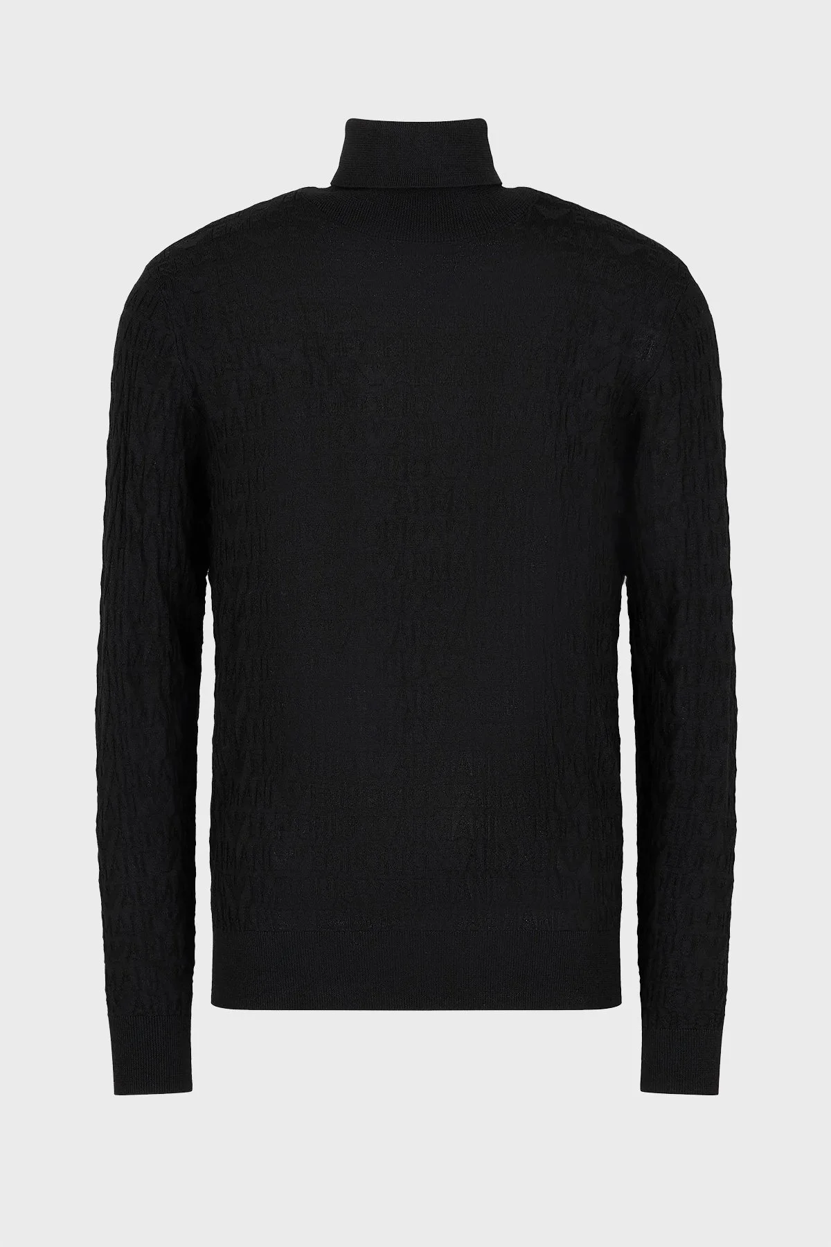 Emporio Armani % 100 Yünlü Balıkçı Yaka Erkek Kazak 6D1MXJ 1MJMZ 0999 SİYAH - 5