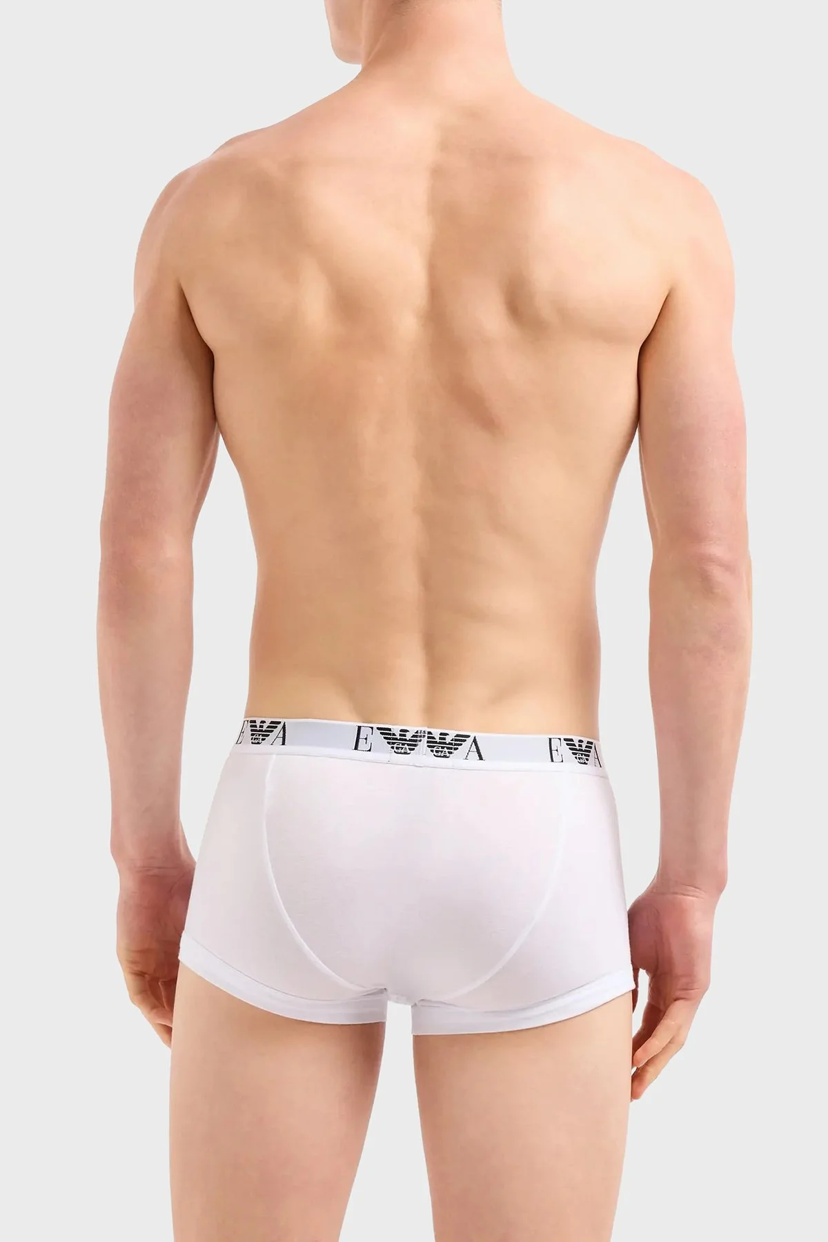 Emporio Armani 3 lü Erkek Boxer EM000259 AF14132 M0042 Beyaz-Lacivert-Siyah - 3
