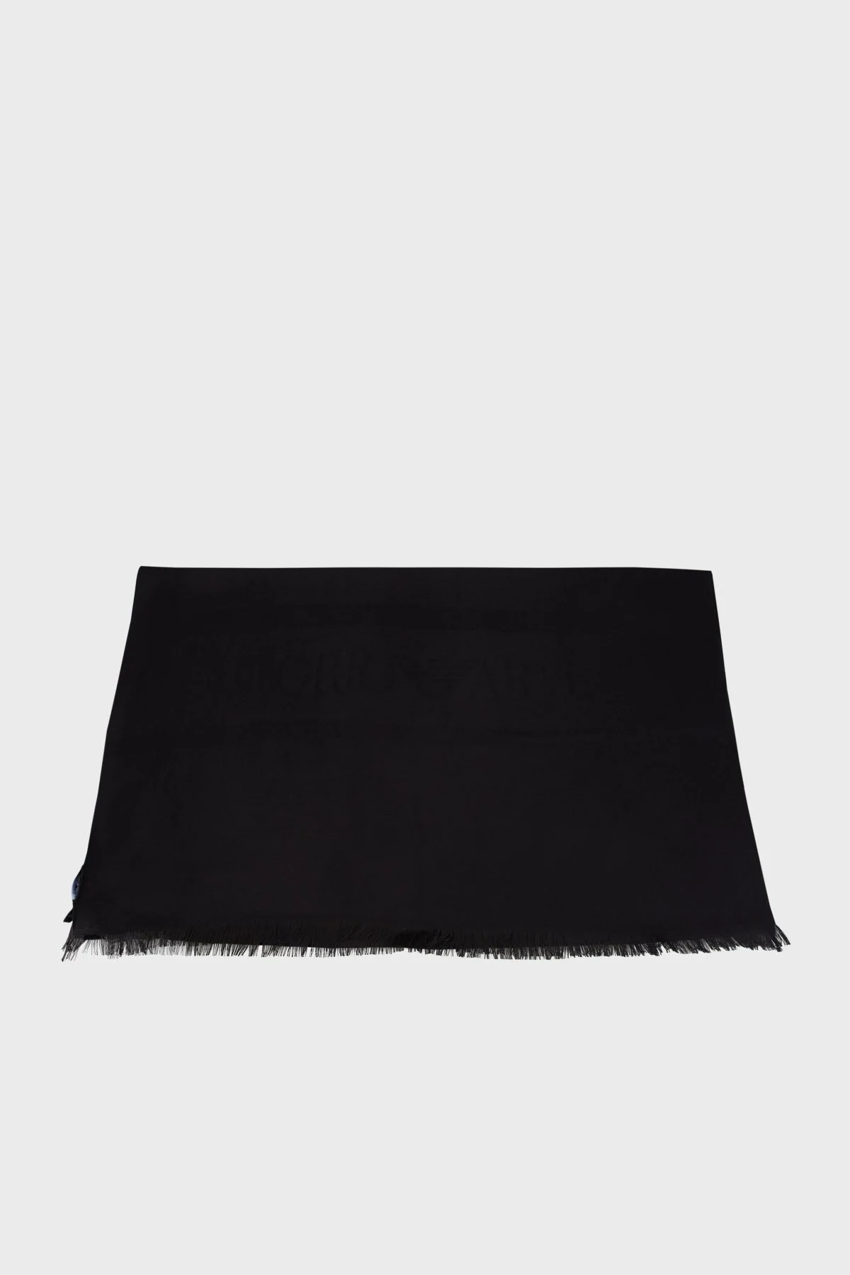 Emporio Armani 38 x 175 cm Logolu Erkek Şal 625225 4F329 00020 SİYAH - 2