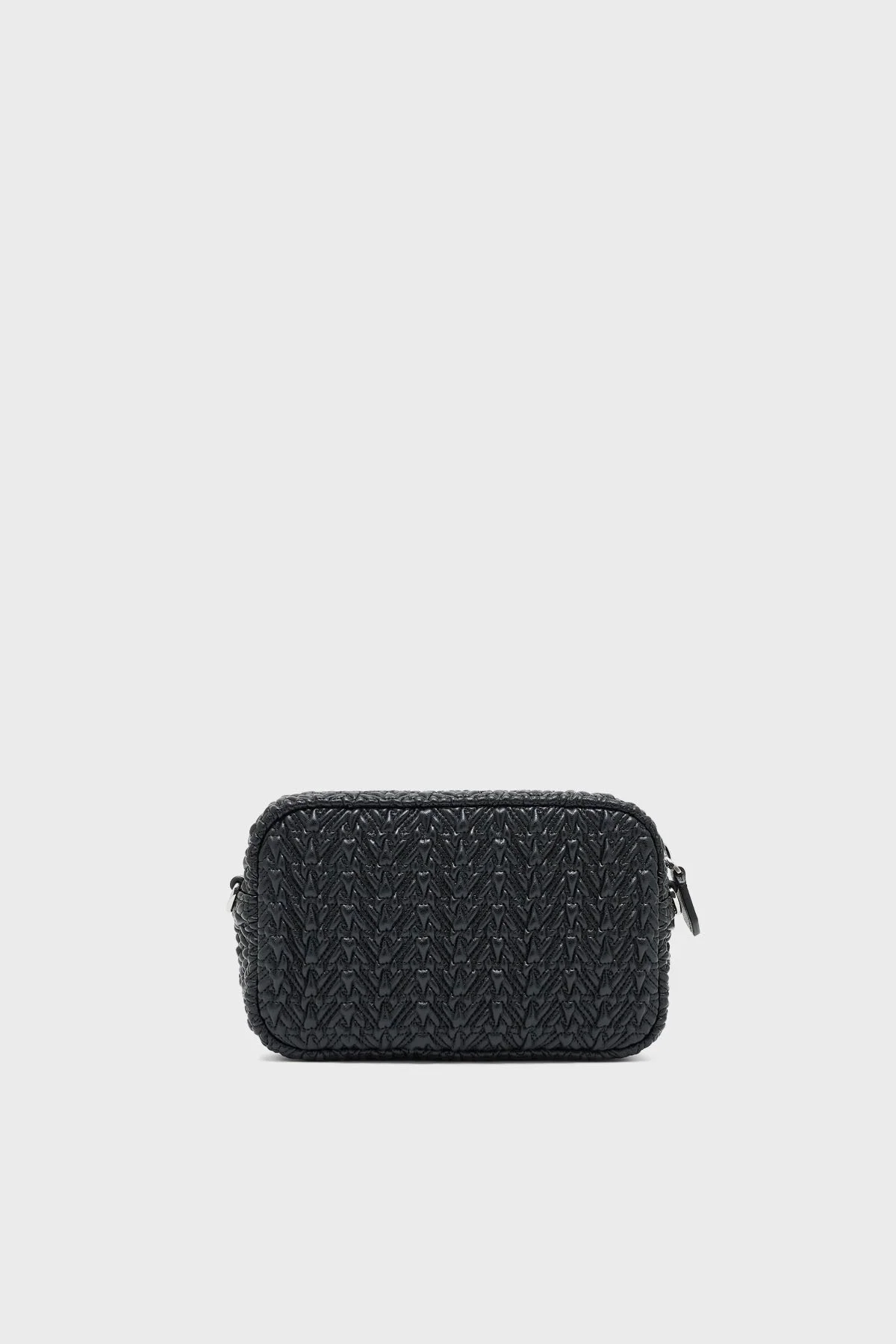 Emporio Armani 4G Kabartmalı Logolu Çıkarılabilir Zincir Askılı Kadın Çanta EW001924 AF19228 UC001 SİYAH - 2