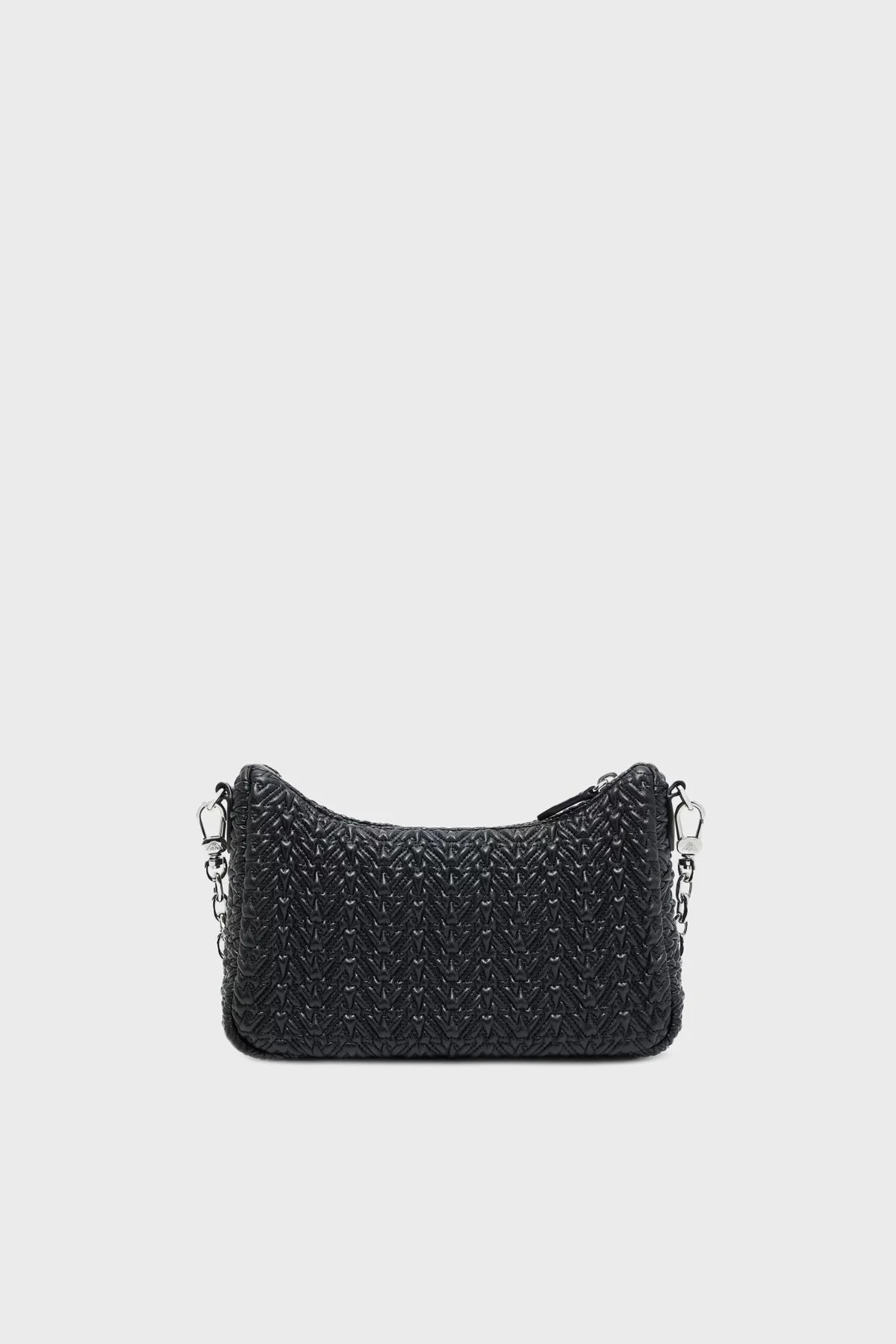 Emporio Armani 4G Kabartmalı Logoolu Çıkarılabilir Zincir Askılı Kadın Çanta EW002961 AF19228 UC001 SİYAH - 3