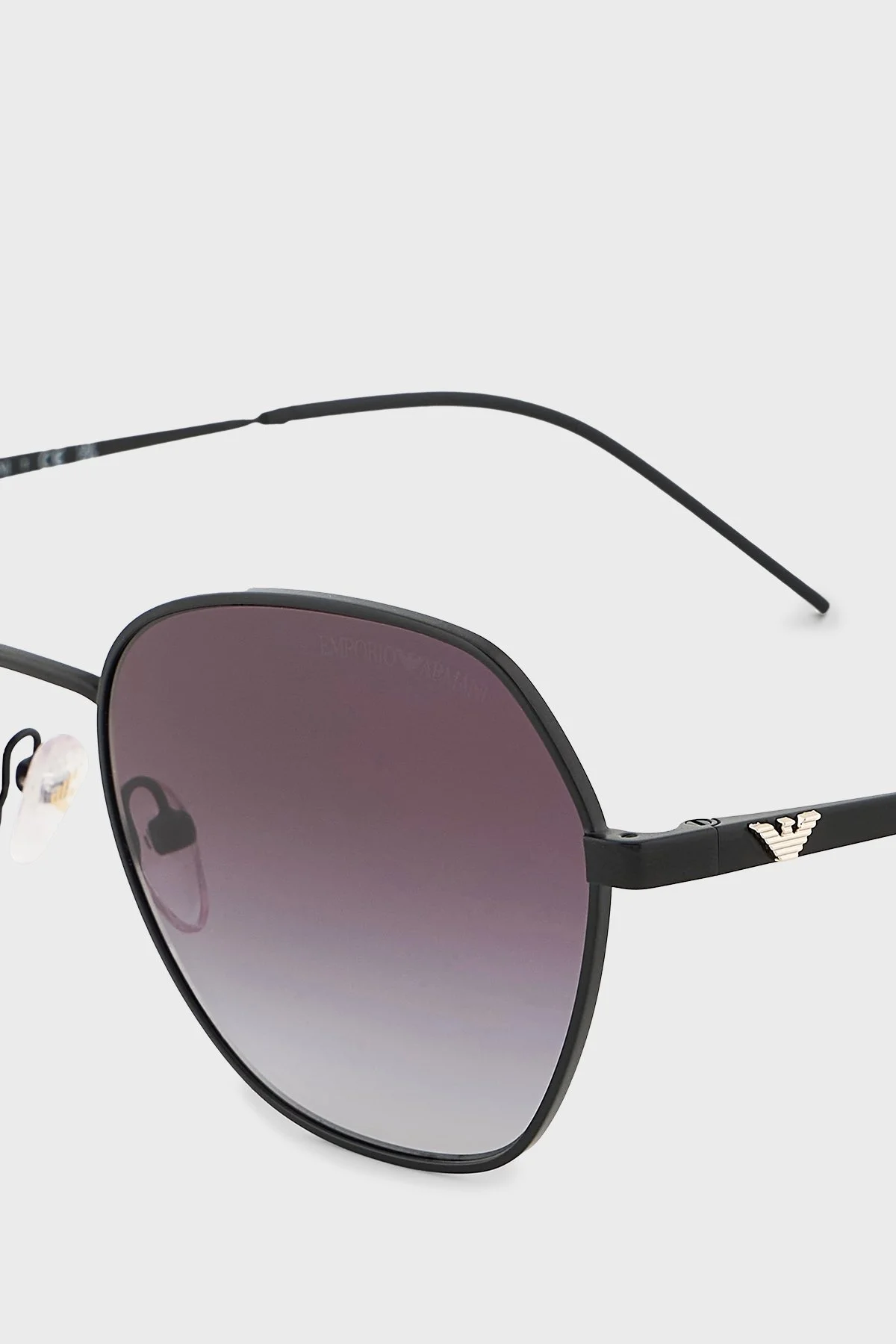 Emporio Armani Asimetrik Güneş Bayan Gözlük 0EA2161 30018G 55 Mat Siyah-Gri Gradyan - 10
