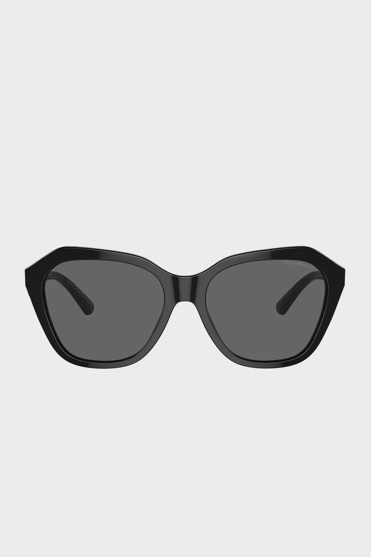 Emporio Armani Asimetrik Güneş Bayan Gözlük 0EA4221 501787 56 Parlak Siyah-Koyu Gri - 2