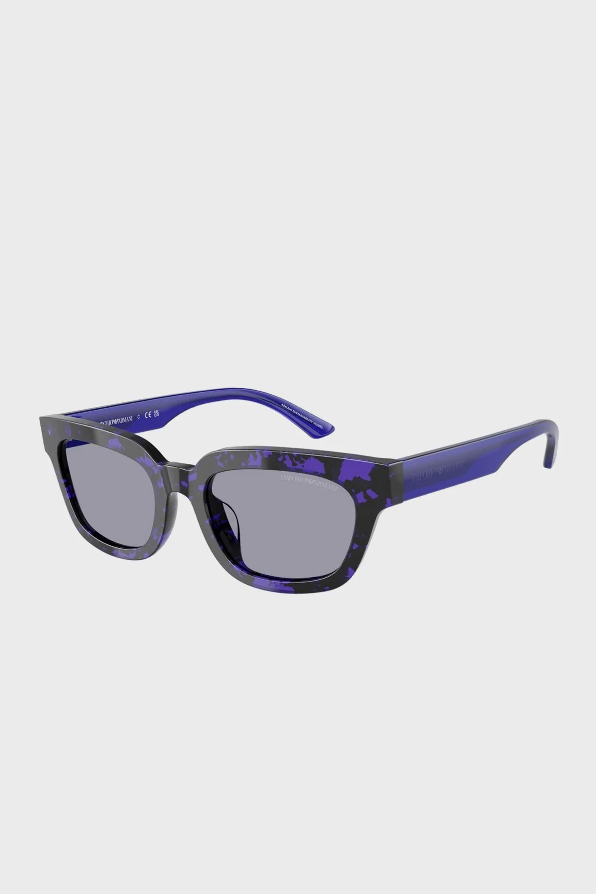 Emporio Armani Asimetrik Güneş Kadın Gözlük 0EA4233U 618380 53 Havana Menekşe-Mavi - 1
