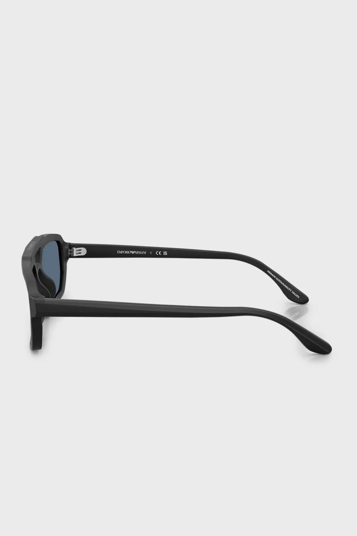 Emporio Armani Asimetrik Güneş Erkek Gözlük 0EA4240U 501787 53 Mat Siyah-Asetat - 7