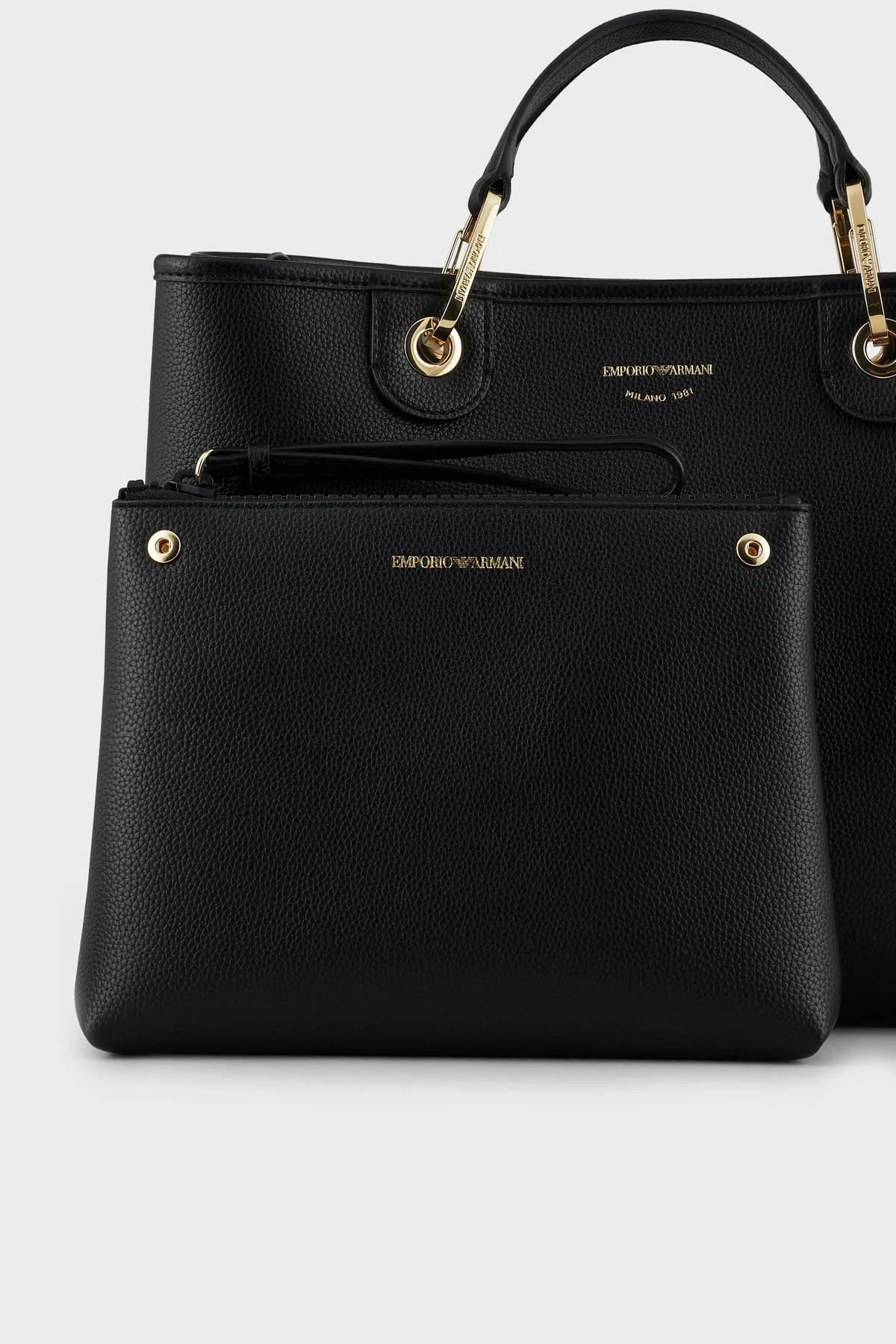 Emporio Armani Askı Detaylı Bayan Çanta Y3D165 YFO5B 85218 SİYAH - 5