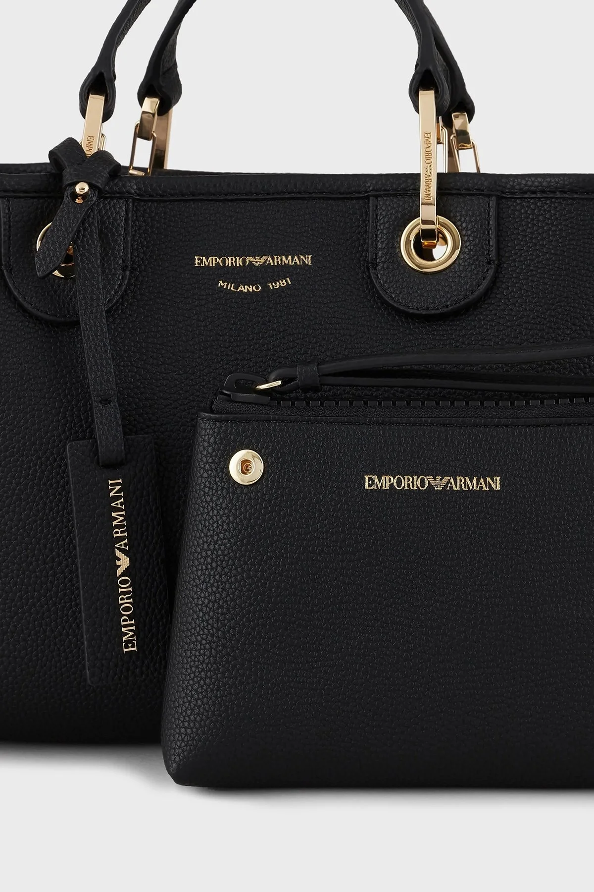 Emporio Armani Askı Detaylı Bayan Çanta Y3D166 YFO5B 85218 SİYAH - 5