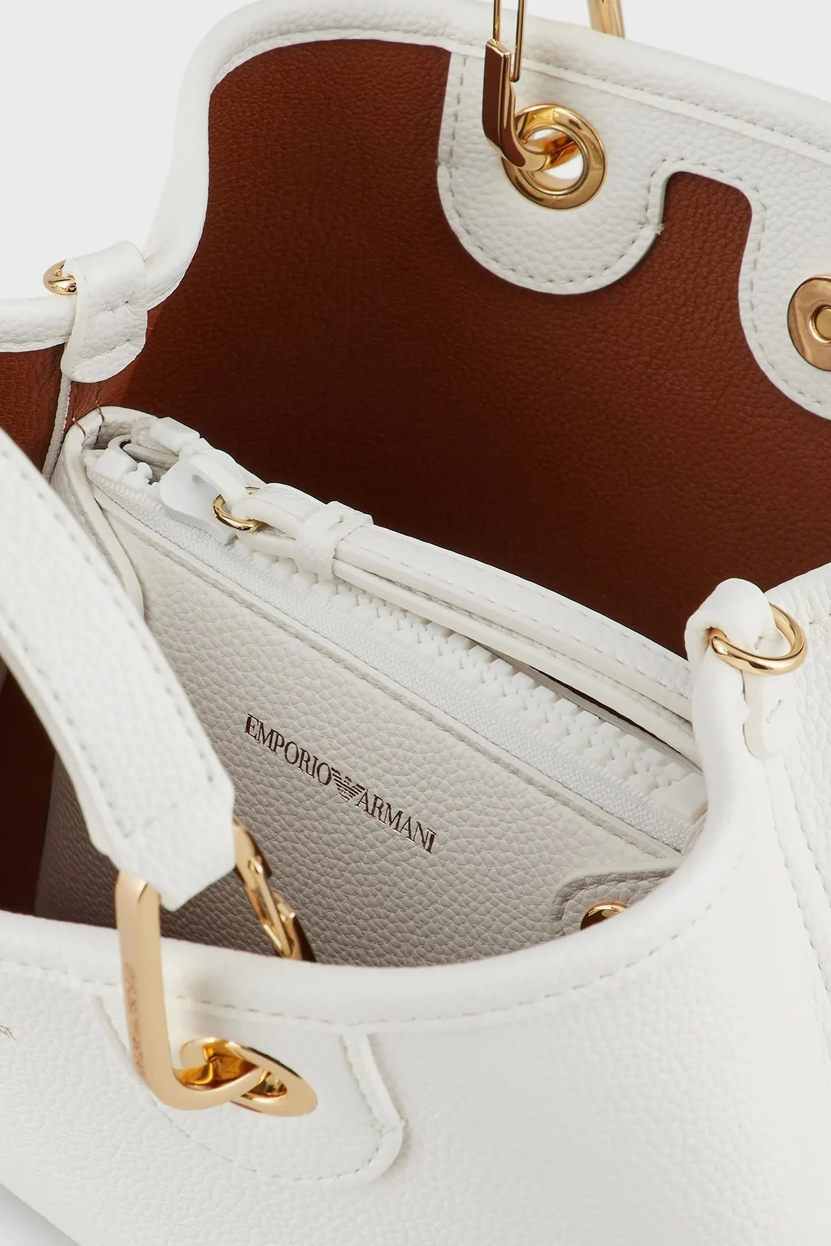 Emporio Armani Askı Detaylı Bayan Çanta Y3D166 YFO5B 85219 BEYAZ - 12