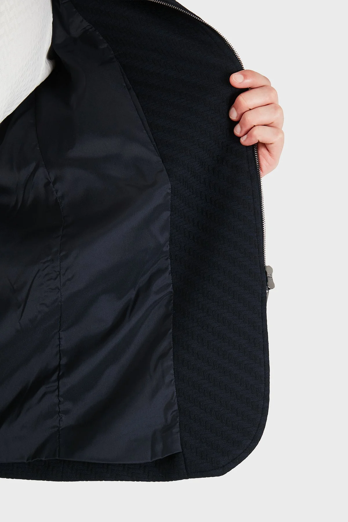 Emporio Armani Astarlı Hakim Yaka Fermuarlı Erkek Ceket EM001953 TE22963 MB036 Lacivert - 7
