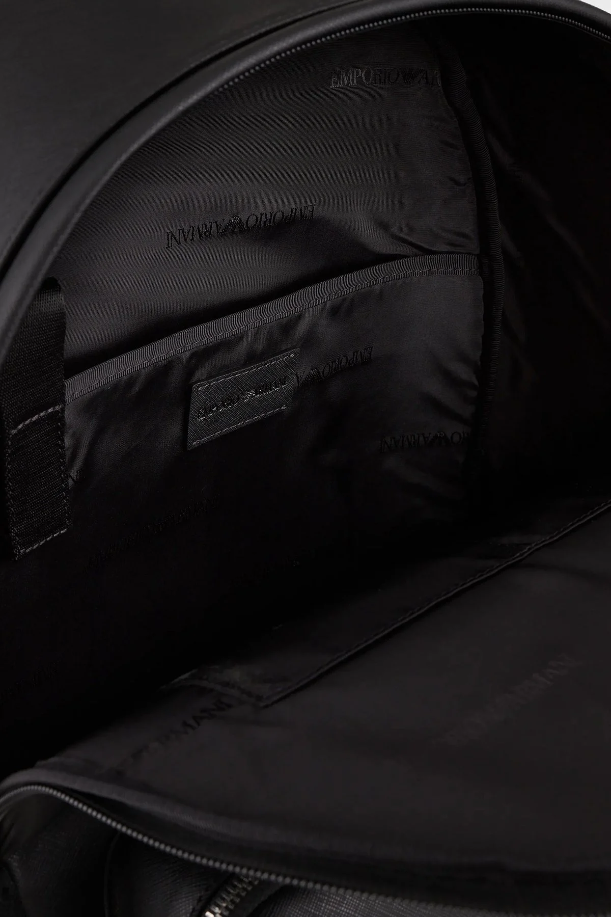 Emporio Armani Ayarlanabilir Askılı Fermuarlı Sırt Erkek Çanta Y4O250 Y138E 81072 SİYAH - 9