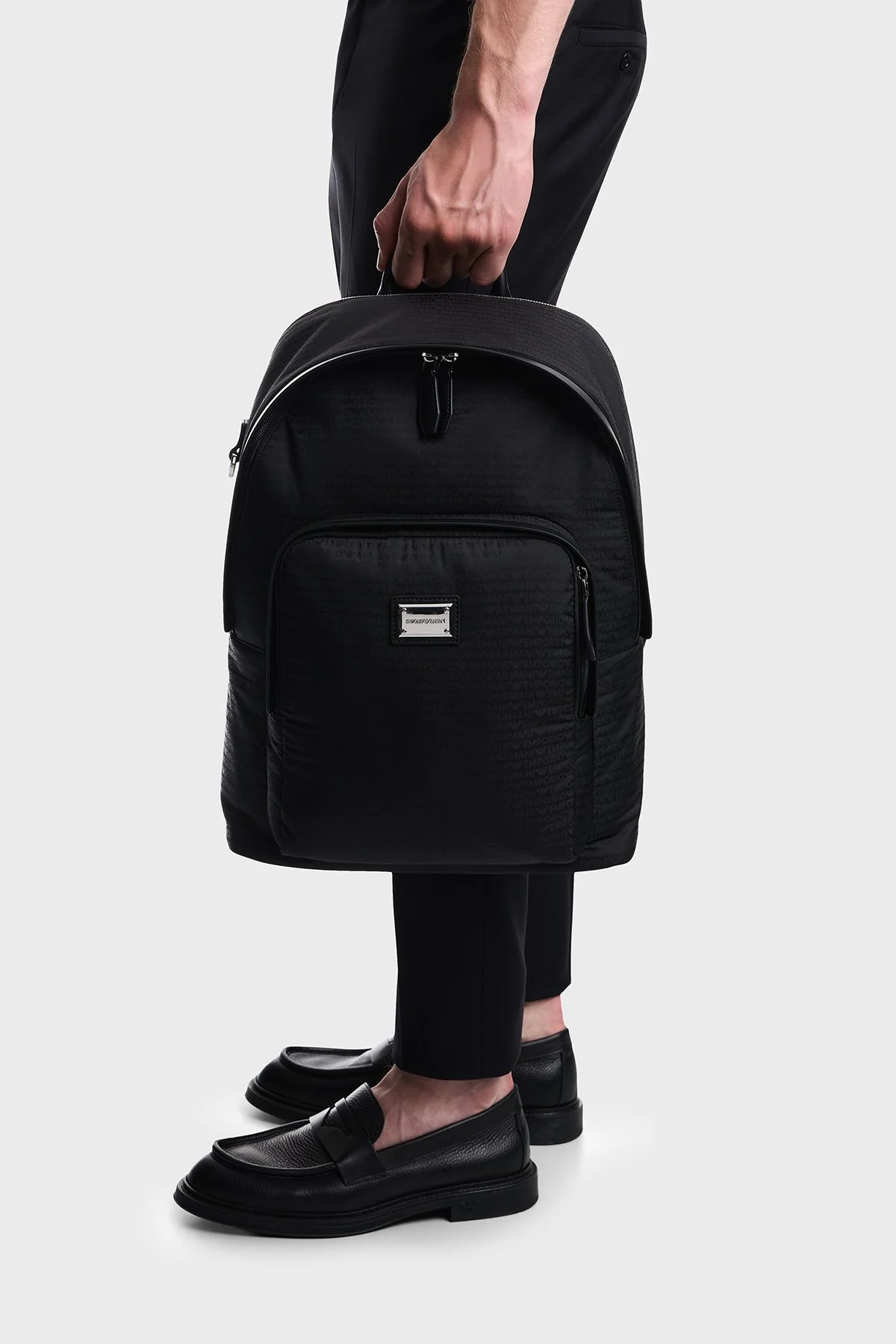 Emporio Armani Ayarlanabilir Omuz Askılı Erkek Sırt Çantası EM006563 AF28660 UC001 Siyah - 2