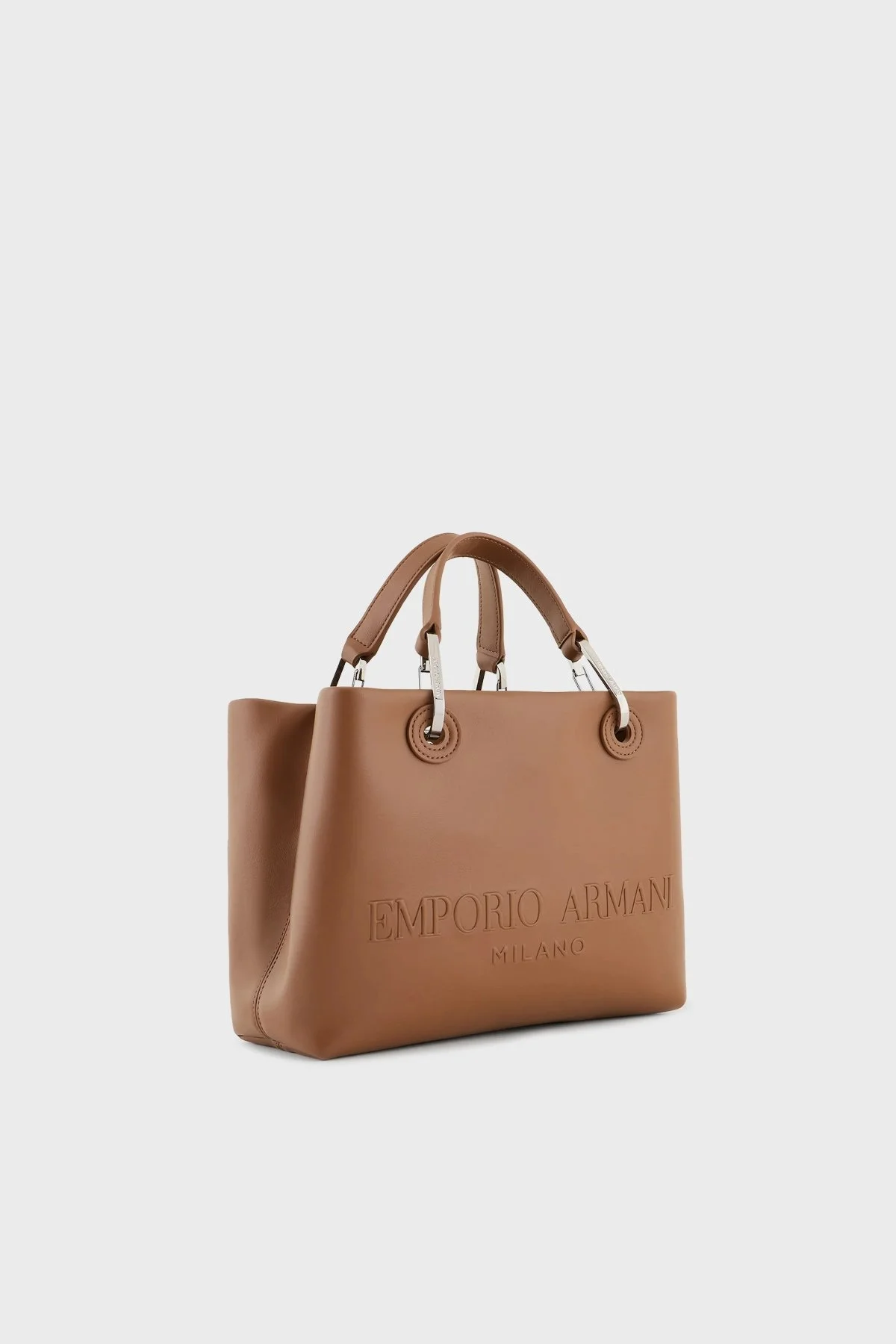 Emporio Armani Ayarlanabilir ve Çıkarılabilir Uzatma Askılı Bayan Çanta Y3D166 YWN3E 80655 TABA - 8