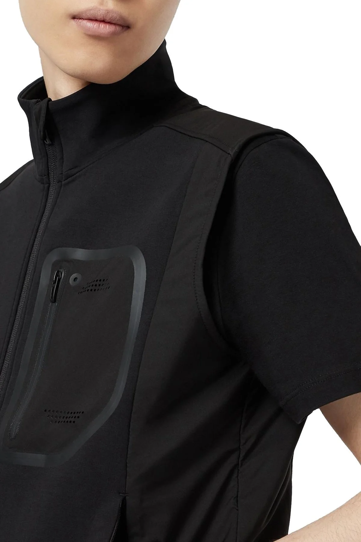 Emporio Armani Balıkçı Yaka Cepli Erkek Yelek S 3K1BG0 1JVRZ 0999 SİYAH - 4