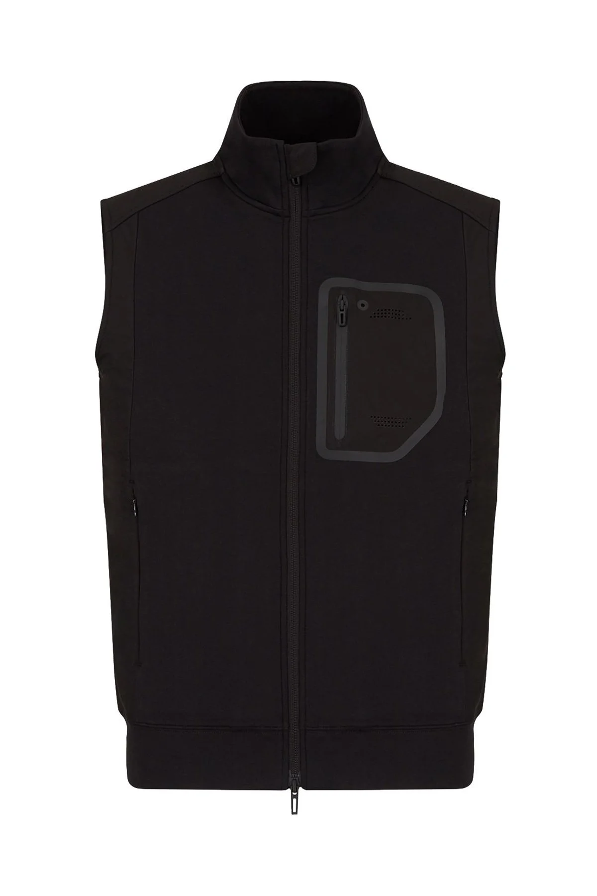 Emporio Armani Balıkçı Yaka Cepli Erkek Yelek S 3K1BG0 1JVRZ 0999 SİYAH - 5