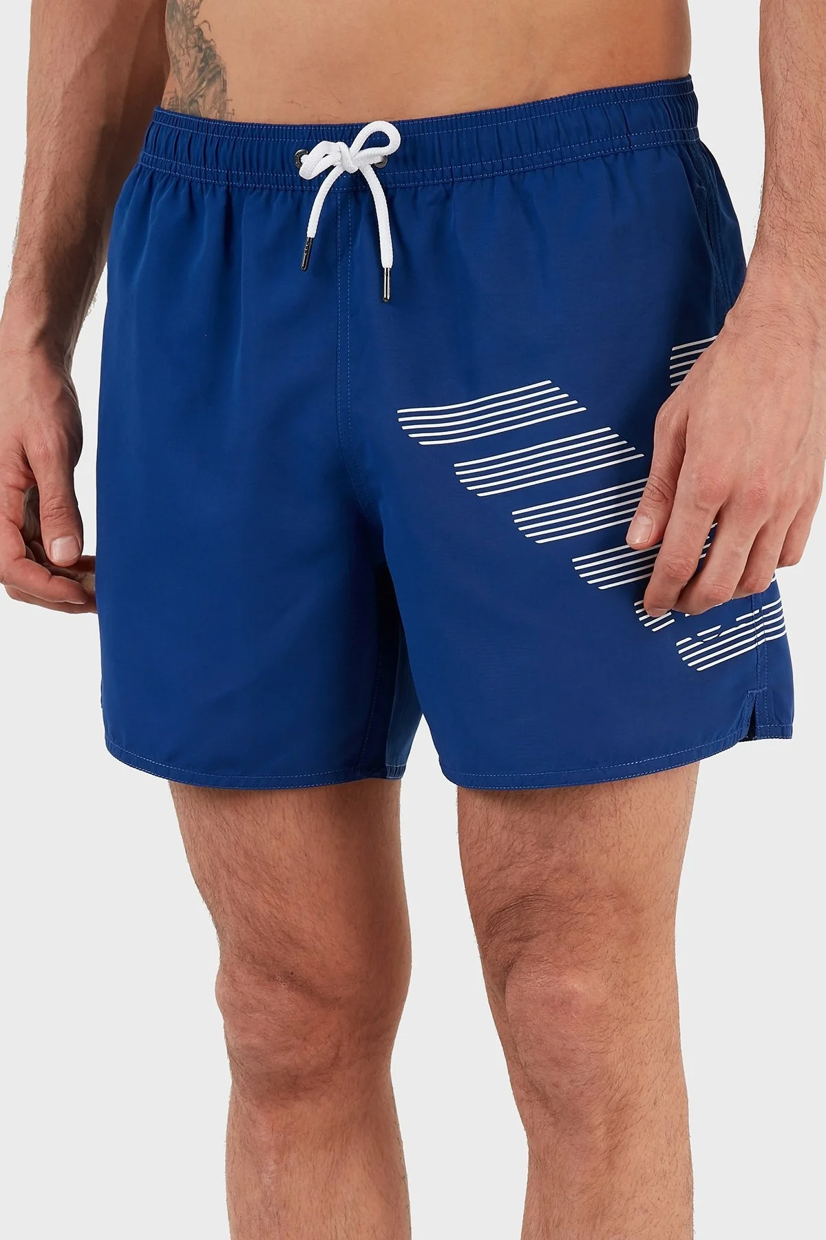 Emporio Armani Baskılı Belden Bağlamalı Cepli Erkek Mayo Short S 211740 1P427 23033 SAKS - 9
