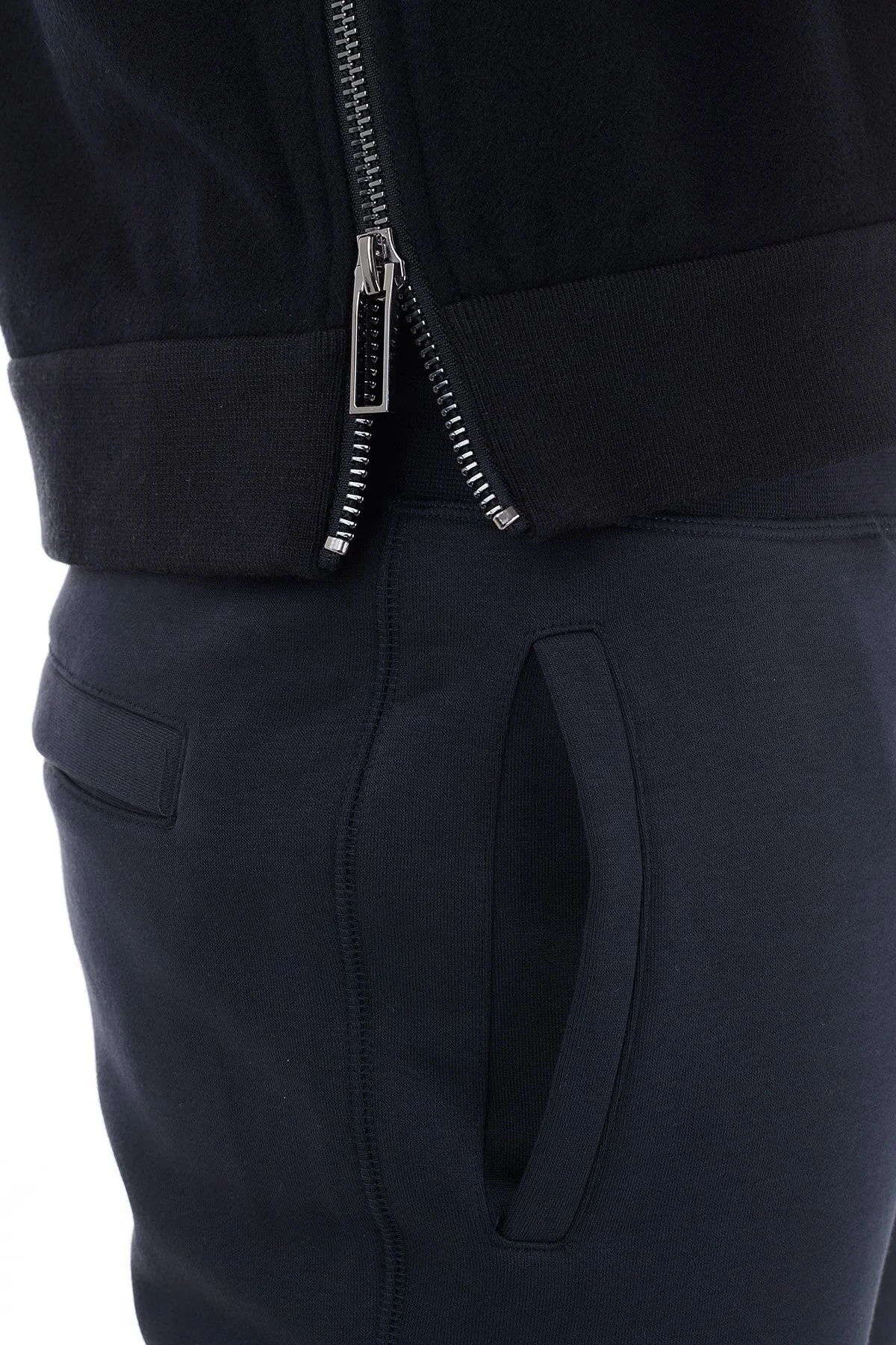 Emporio Armani Baskılı Kapüşonlu Yünlü Erkek Sweat 6H1M81 1NXQZ 0920 LACİVERT - 7