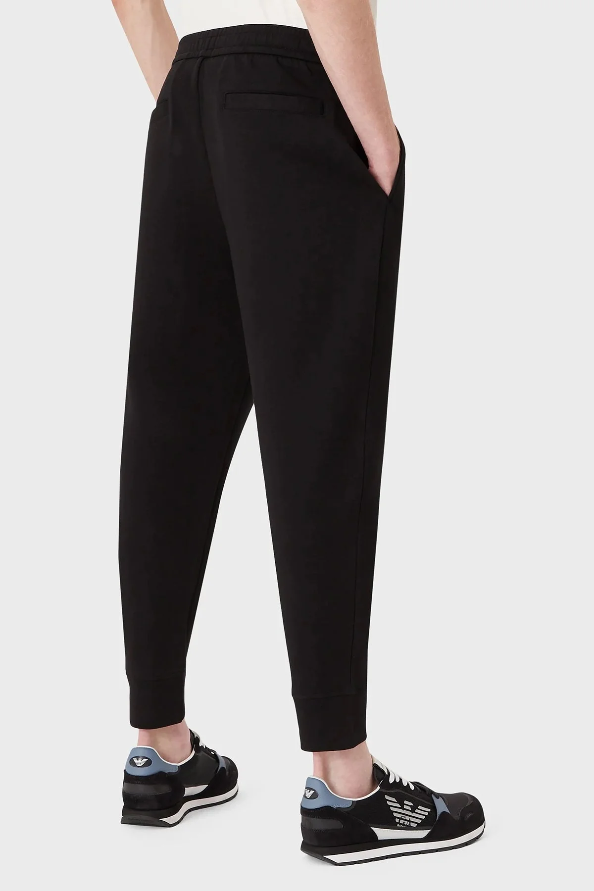 Emporio Armani Baskılı Pamuklu Cepli Erkek Pantolon 6K1P50 1JHSZ 0999 SİYAH - 2